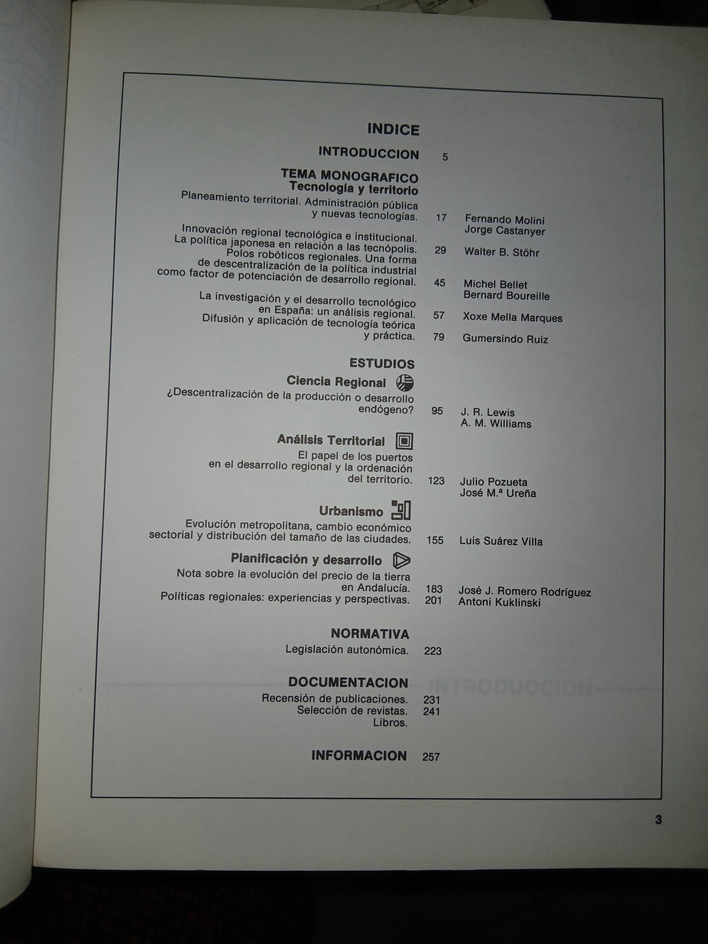 ESTUDIOS TERRITORIALES POR JUAN IGNACIO DE ZUMÁRRAGA Y ZUNZUNEGUI USADO GEOGRAFÍA LITERARIO 207