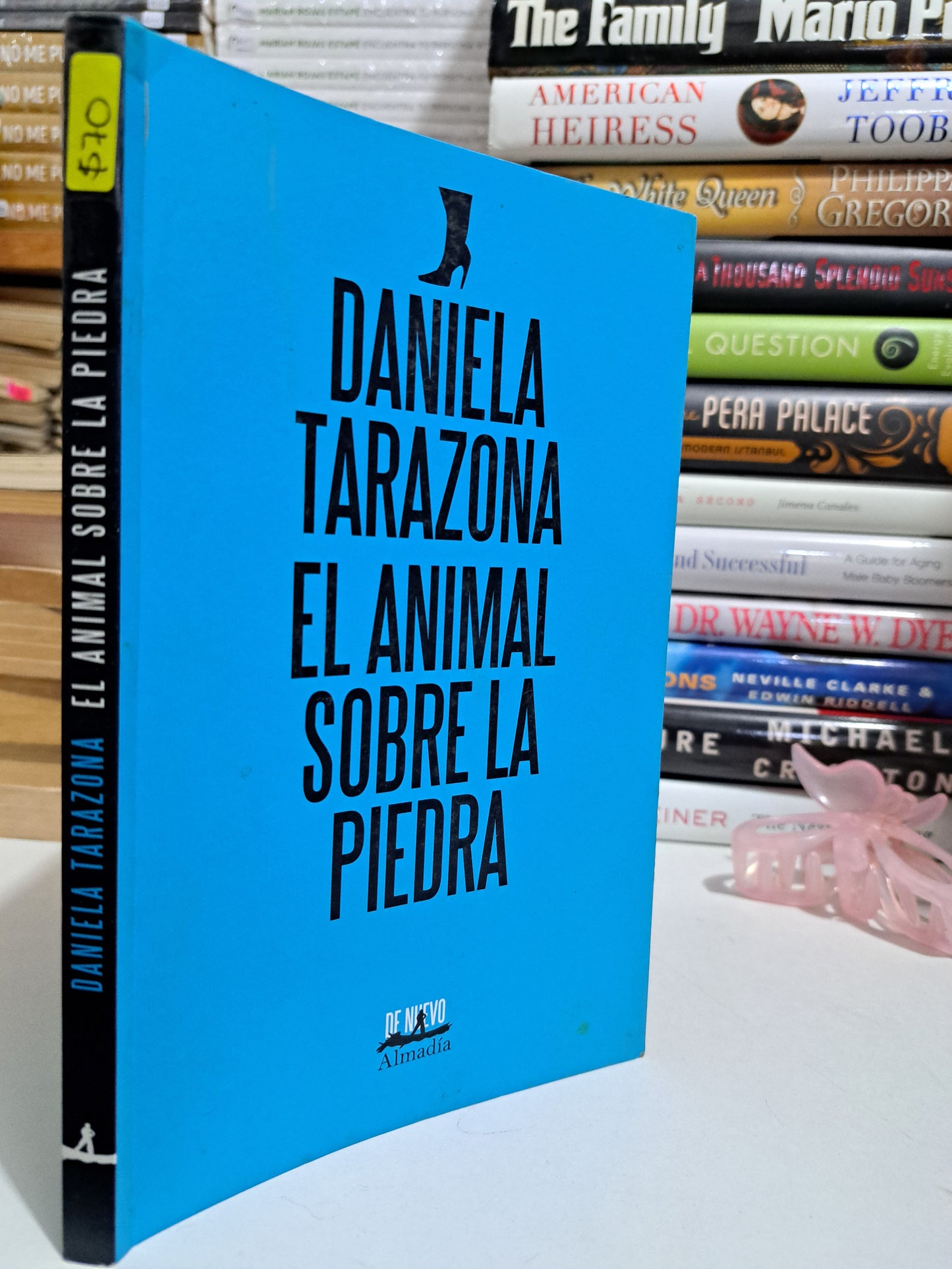 EL ANIMAL SOBRE LA PIEDRA DANIELA TARAZONA USADO NOVELA JUÁREZ