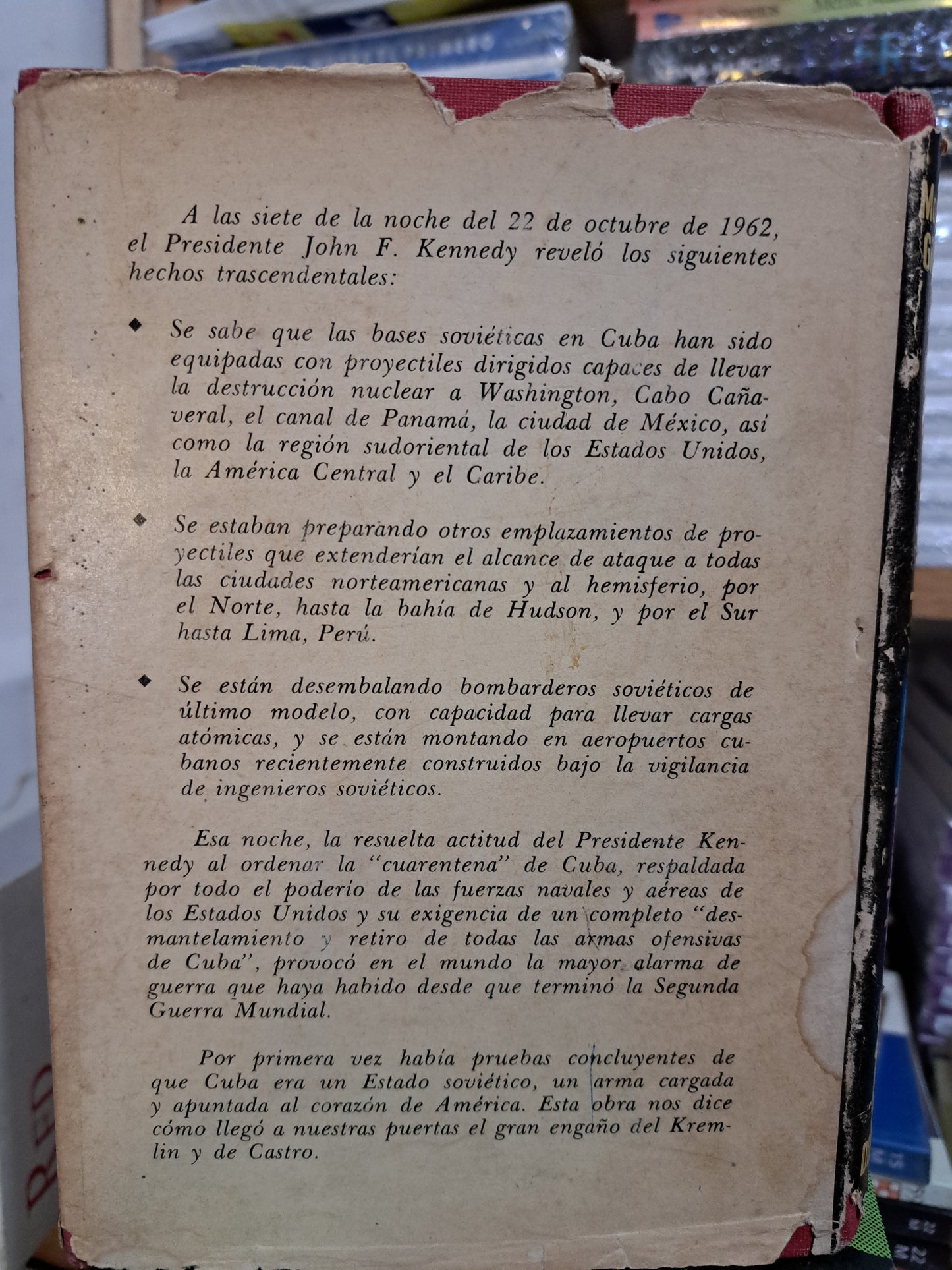 CÓMO EL KREMLIN SE APODERÓ DE CUBA JAMES MONAHAN Y KENNETH O. GILMORES USADO NOVELA JUÁREZ