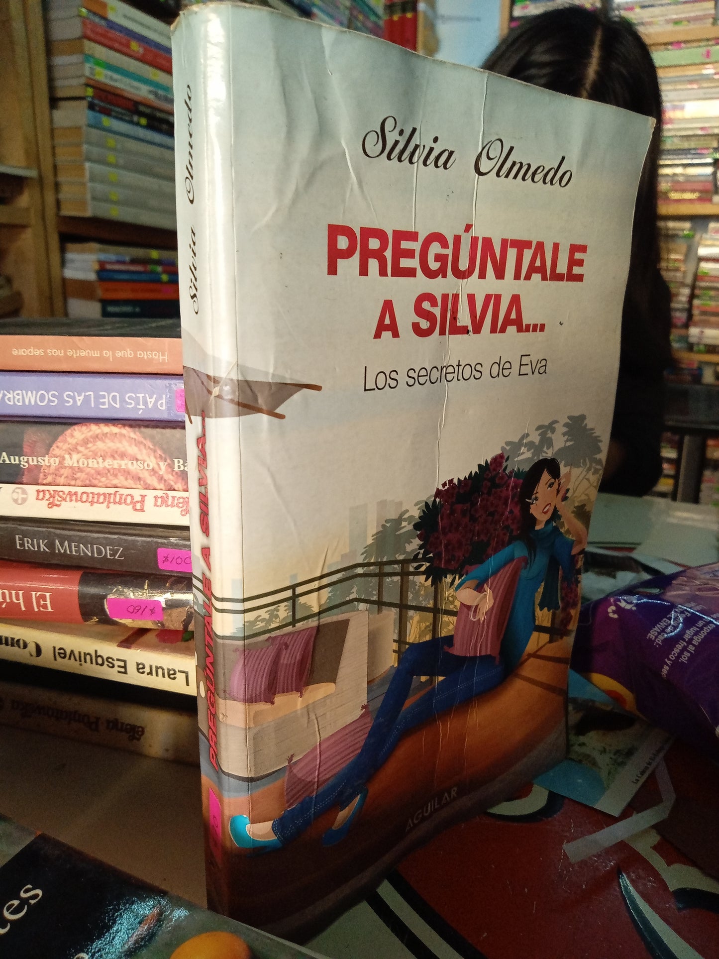 PREGUNTALE A SILVIA LOS SECRETOS DE EVA POR SILVIA OLMEDO USADO NOVELA LITERARIO 207