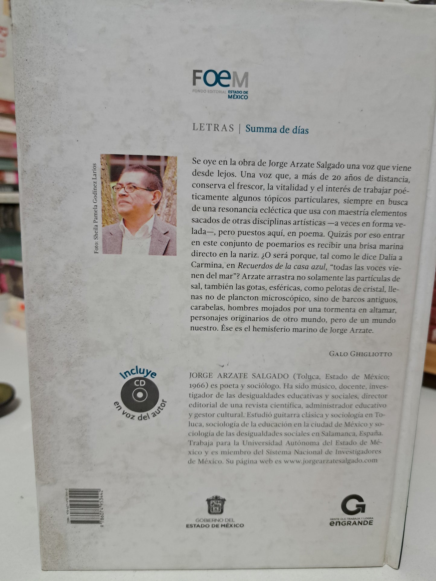 COMO HILO LUMINOSO, EL MAR ANTOLOGÍA PERSONAL(1992-2010)JORGE ARZATE SALGADO USADO NOVELA JUÁREZ