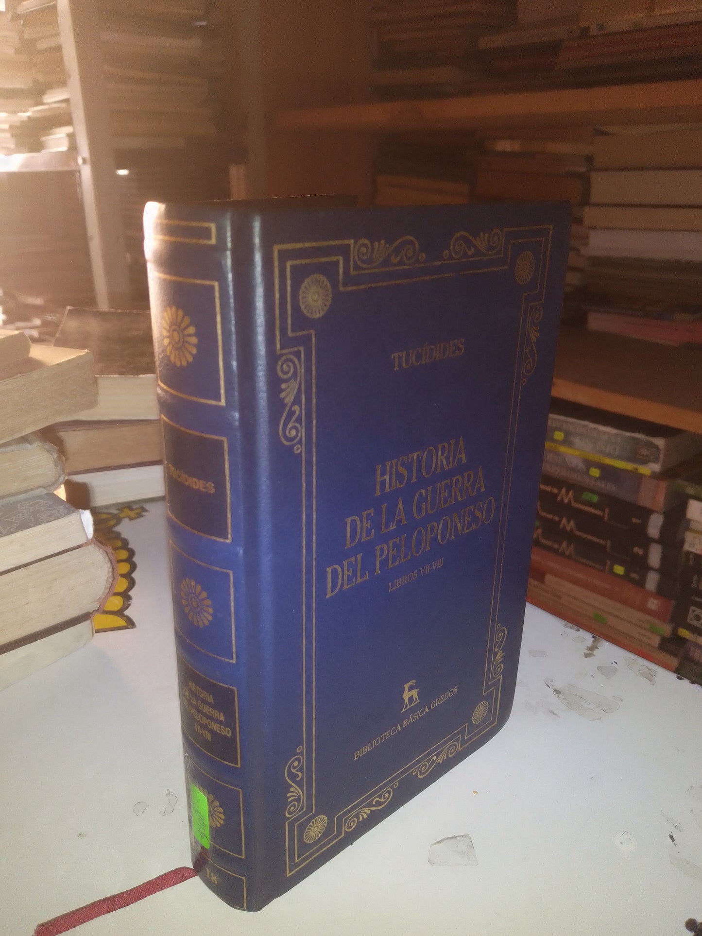 HISTORIA DE LA GUERRA DEL PELOPONESO LIBROS VII-VIII POR TUCÍDIDES USADO HISTORIA LITERARIO 207