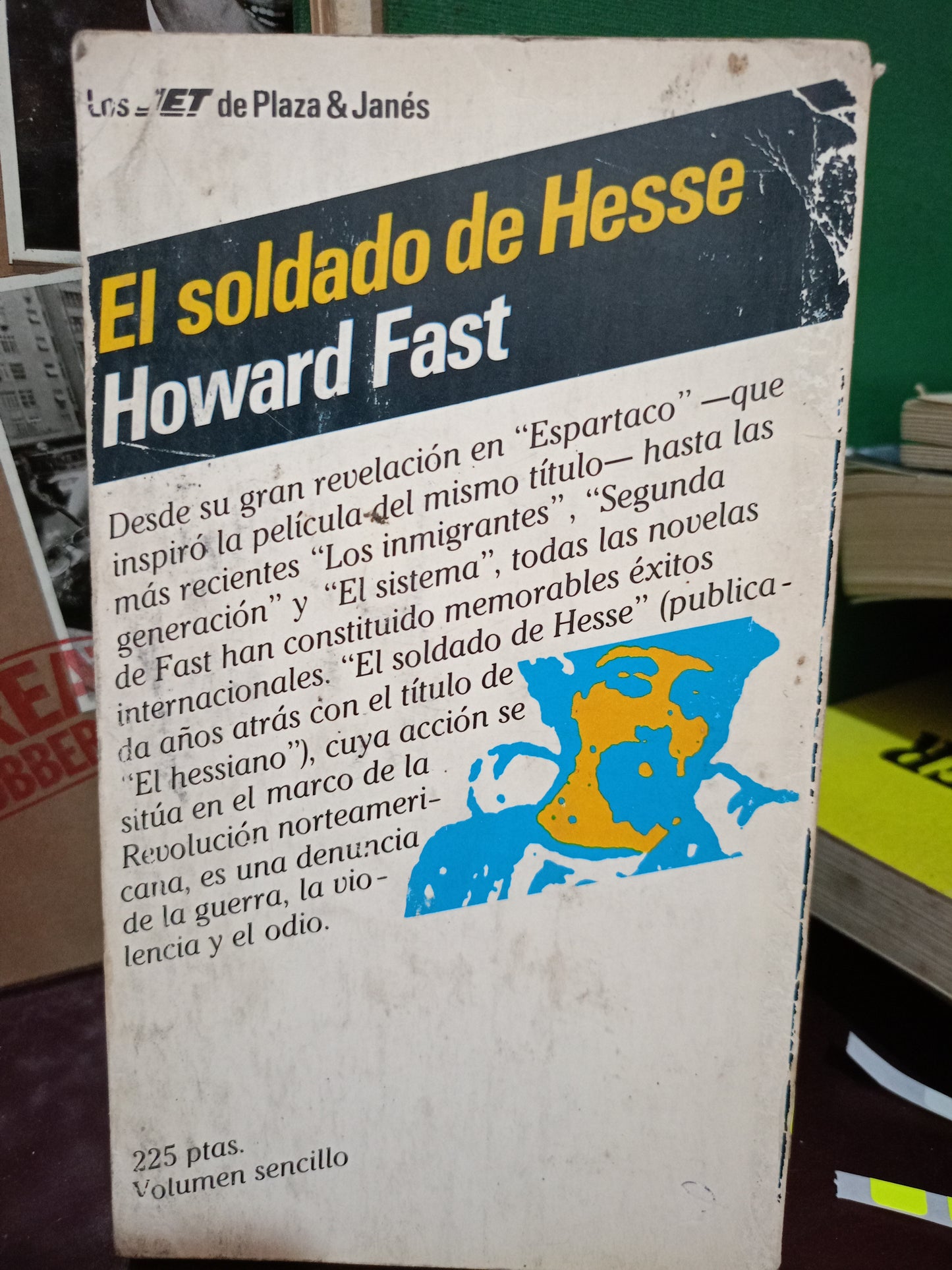 EL SOLDADO DE HESSE HOWARD FAST USADO NOVELA LITERARIO 305