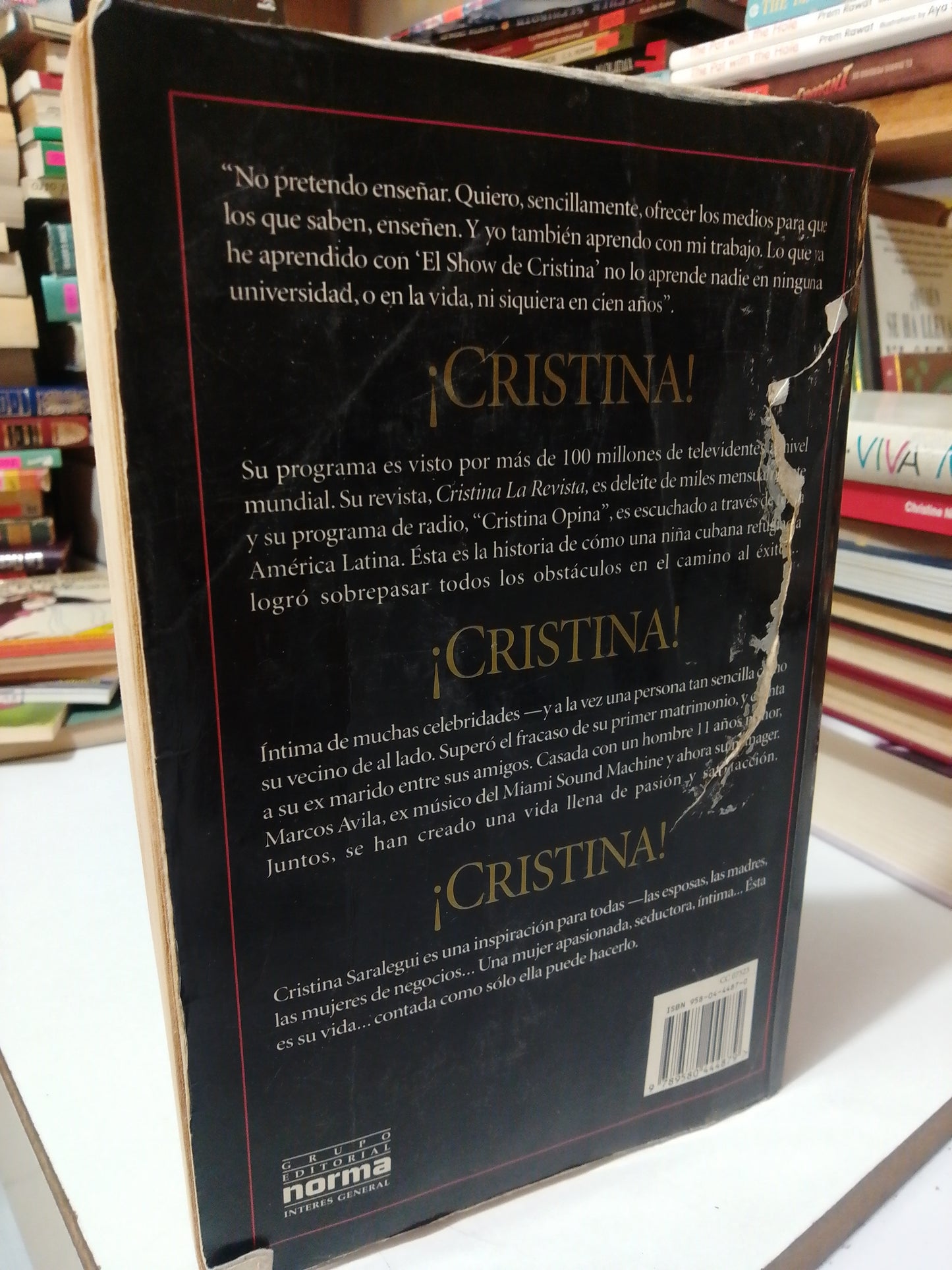 CRISTINA CONFIDENCIAS DE UNA RUBIA POR CRISTINA SARALEGUI USADO NOVELA JUÁREZ