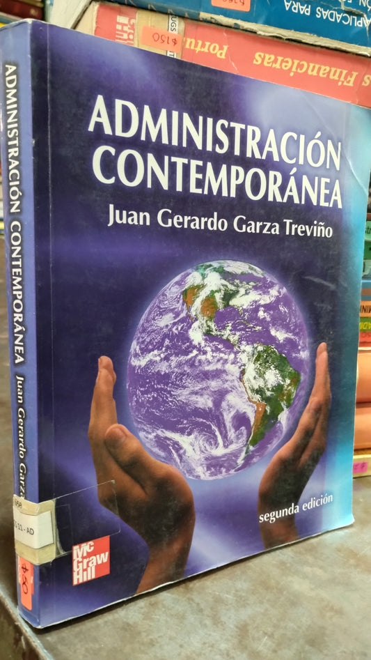 ADMINISTRACION CONTEMPORANEA POR JUAN GERARDO GARZA TREVIÑO LIBRO USADO ADMINISTRACION ALDAMA