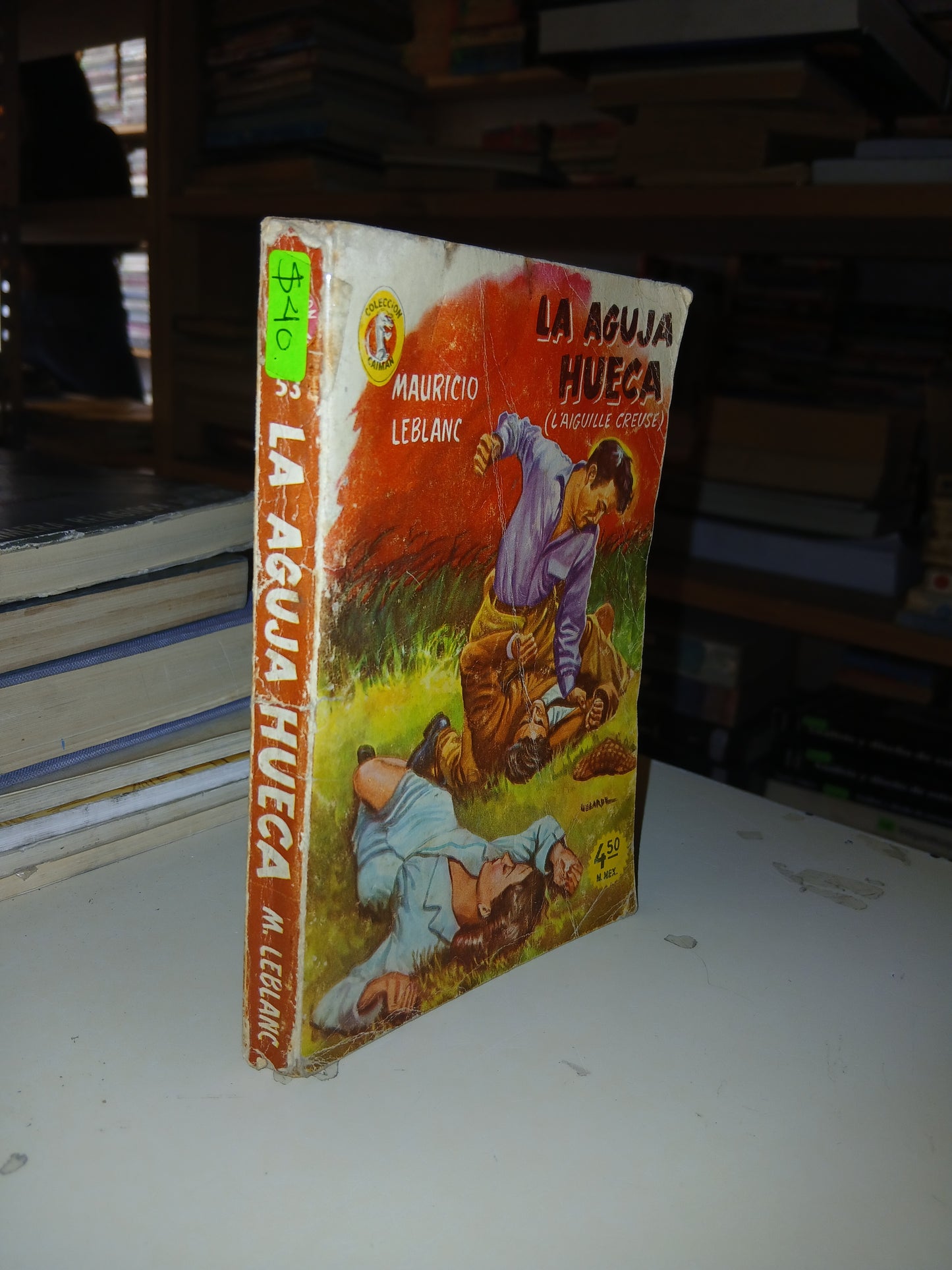 LA AGUJA HUECA POR MAURICIO LEBLANC USADO NOVELA LITERARIO 207