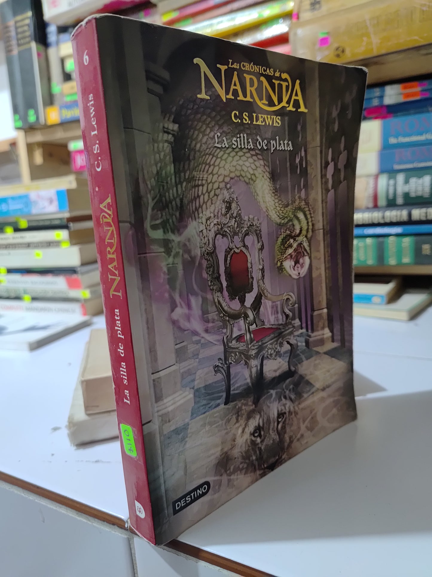 LAS CRONICAS DE NARNIA LA SILLA DE PLATA POR C. S. LEWIS USADO NOVELAS JUAREZ 507