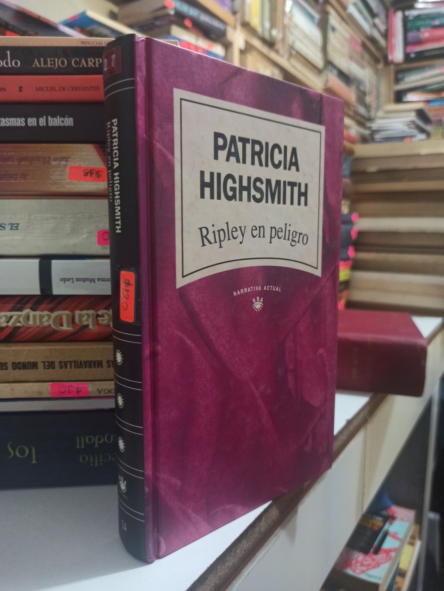 RIPLEY EN PELIGRO POR PATRICIA HIGHSMITH USADO NOVELAS JUÁREZ