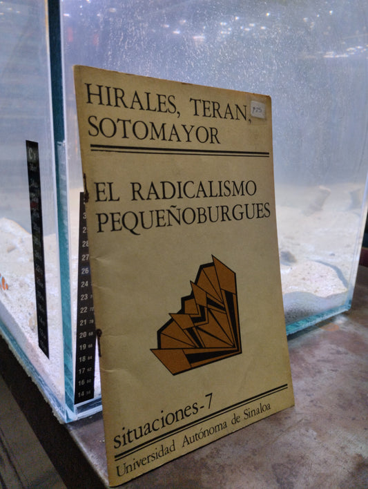 EL RADICALISMO PEQUELOBURGUES POR HIRALES TERAN SOTOMAYOR USADO SOCIOLOGIA ALDAMA