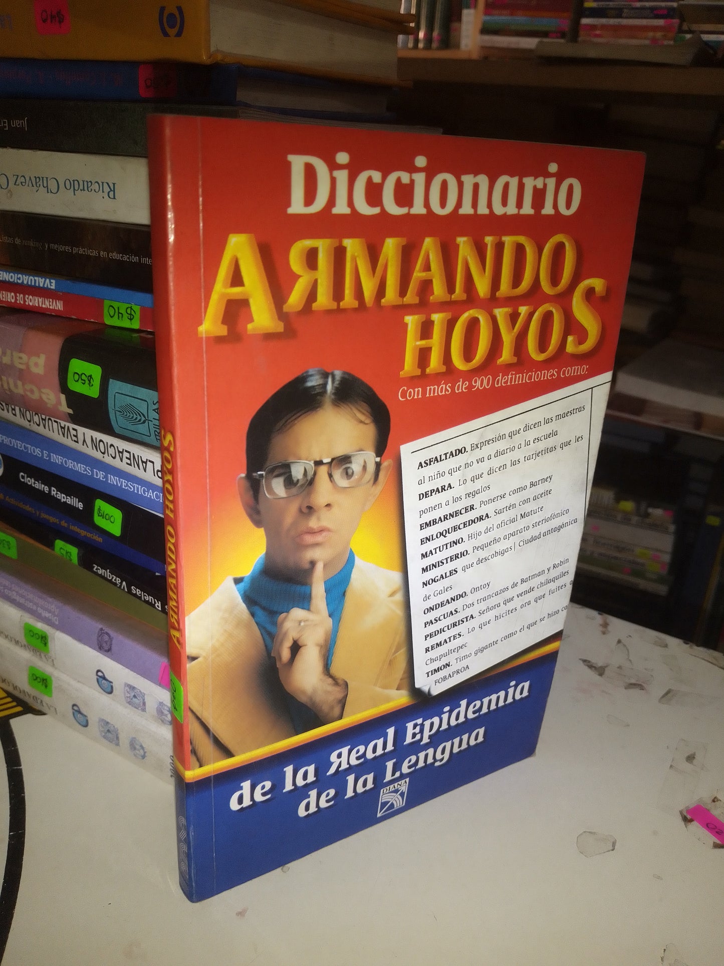 DICCIONARIO DE LA REAL EPIDEMIA DE LA LENGUA POR ARMANDO HOYOS USADO EDUCACIÓN LITERARIO 207