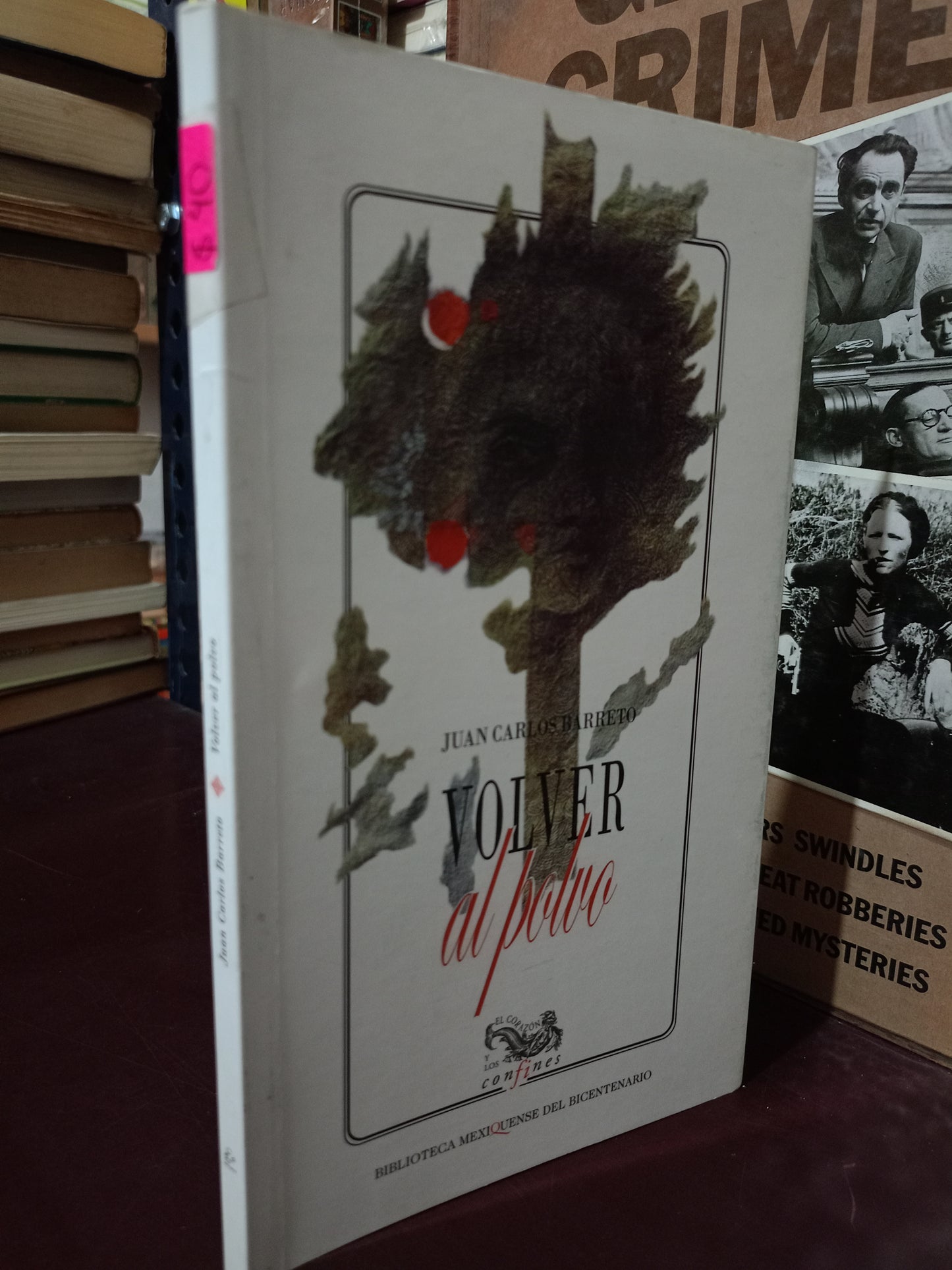 VOLVER AL POLVO JUAN CARLOS BARRETO USADO NOVELA LITERARIA 305