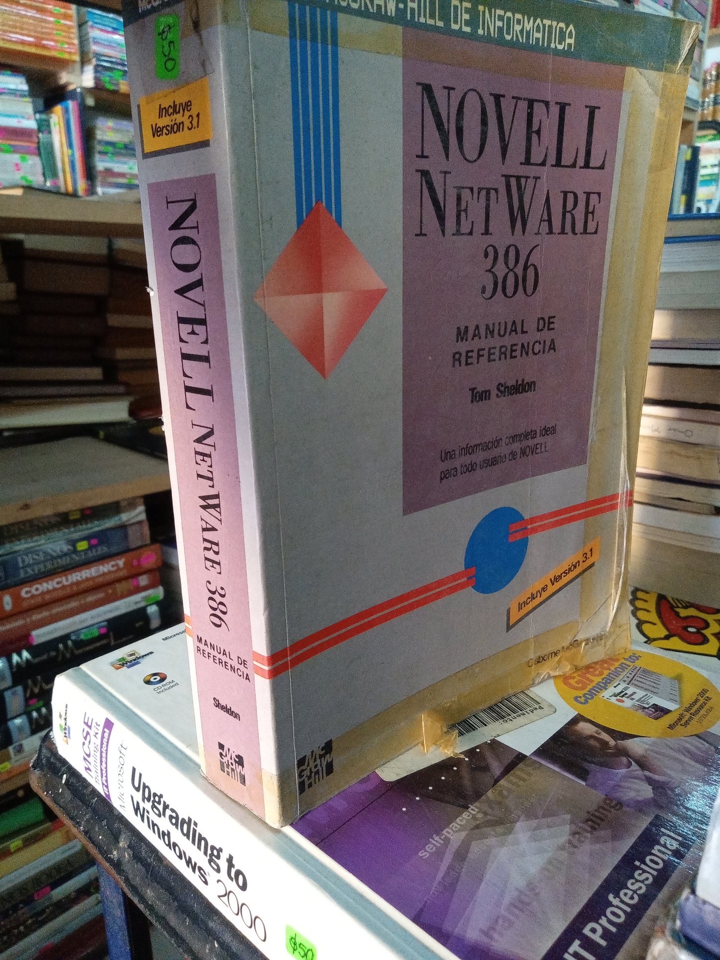 NOVEL NET WARE 386 MANUAL DE REFERENCIA POR TOM SHELDON USADO COMPUTACION LITERARIO 207