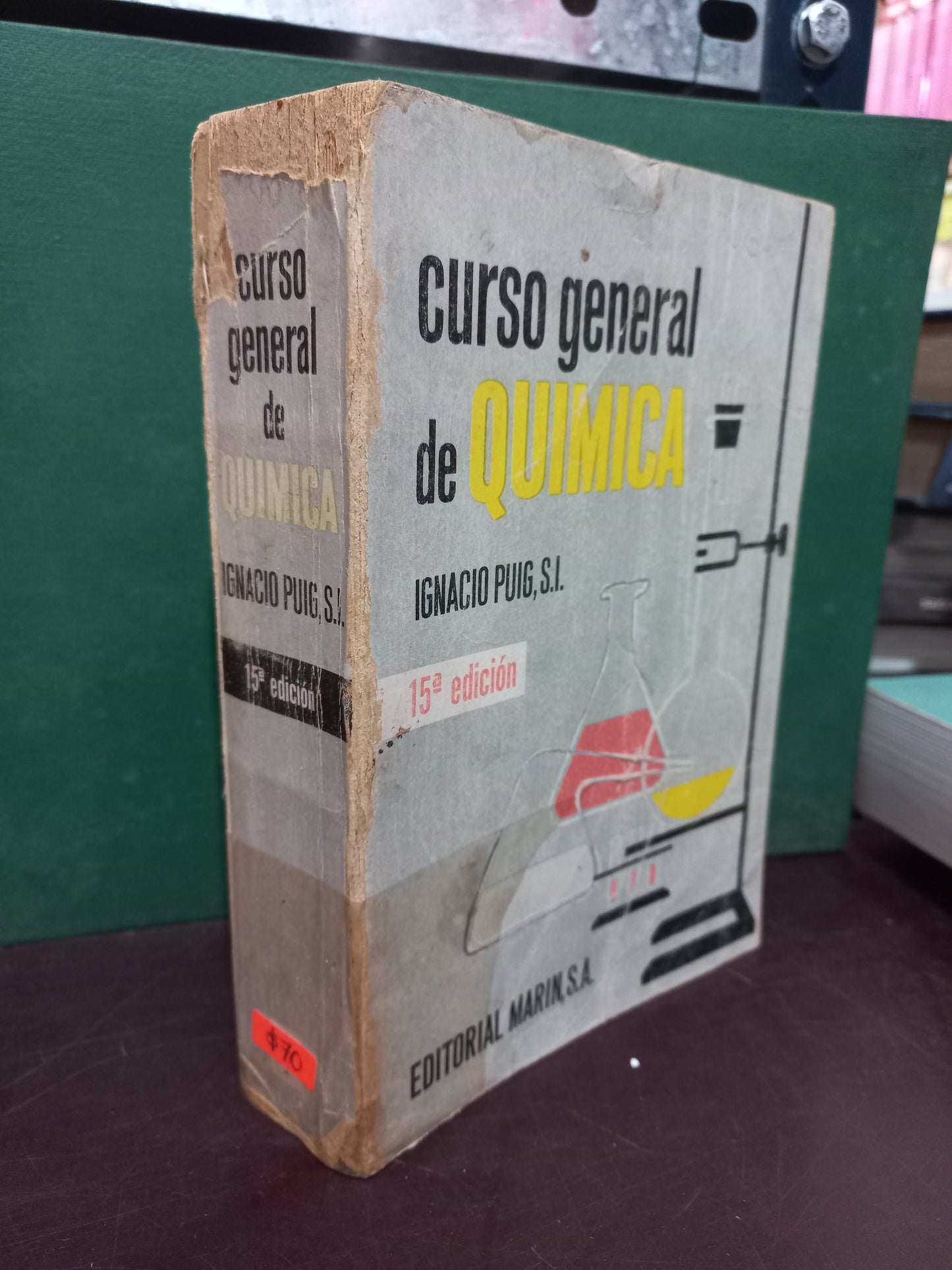 CURSO GENERAL DE QUÍMICA POR IGNACIO PUIG USADO QUÍMICA LITERARIO 305