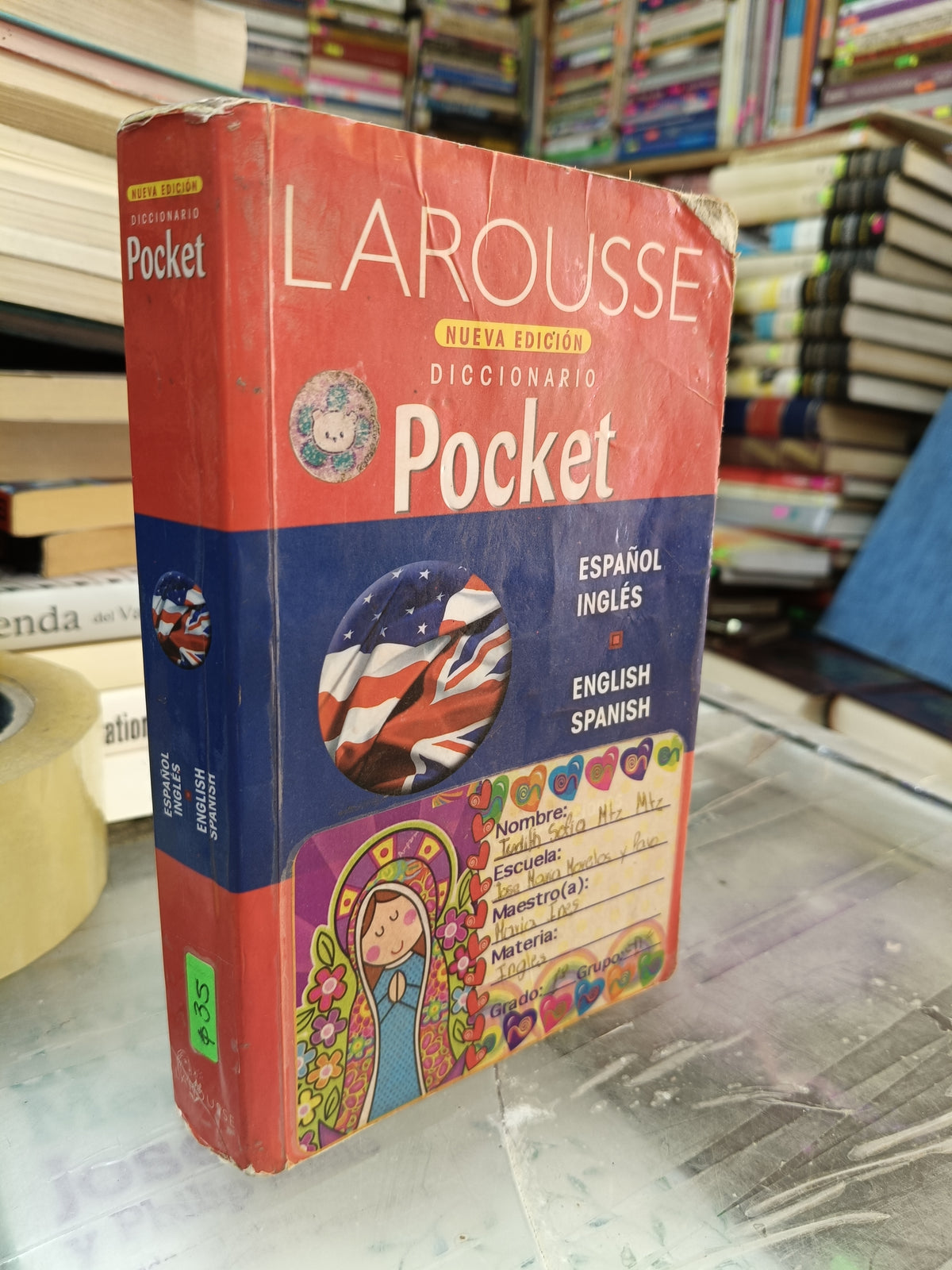 DICCIONARIO ESPAÑOL INGLES POCKET USADO IDIOMAS JUAREZ 507