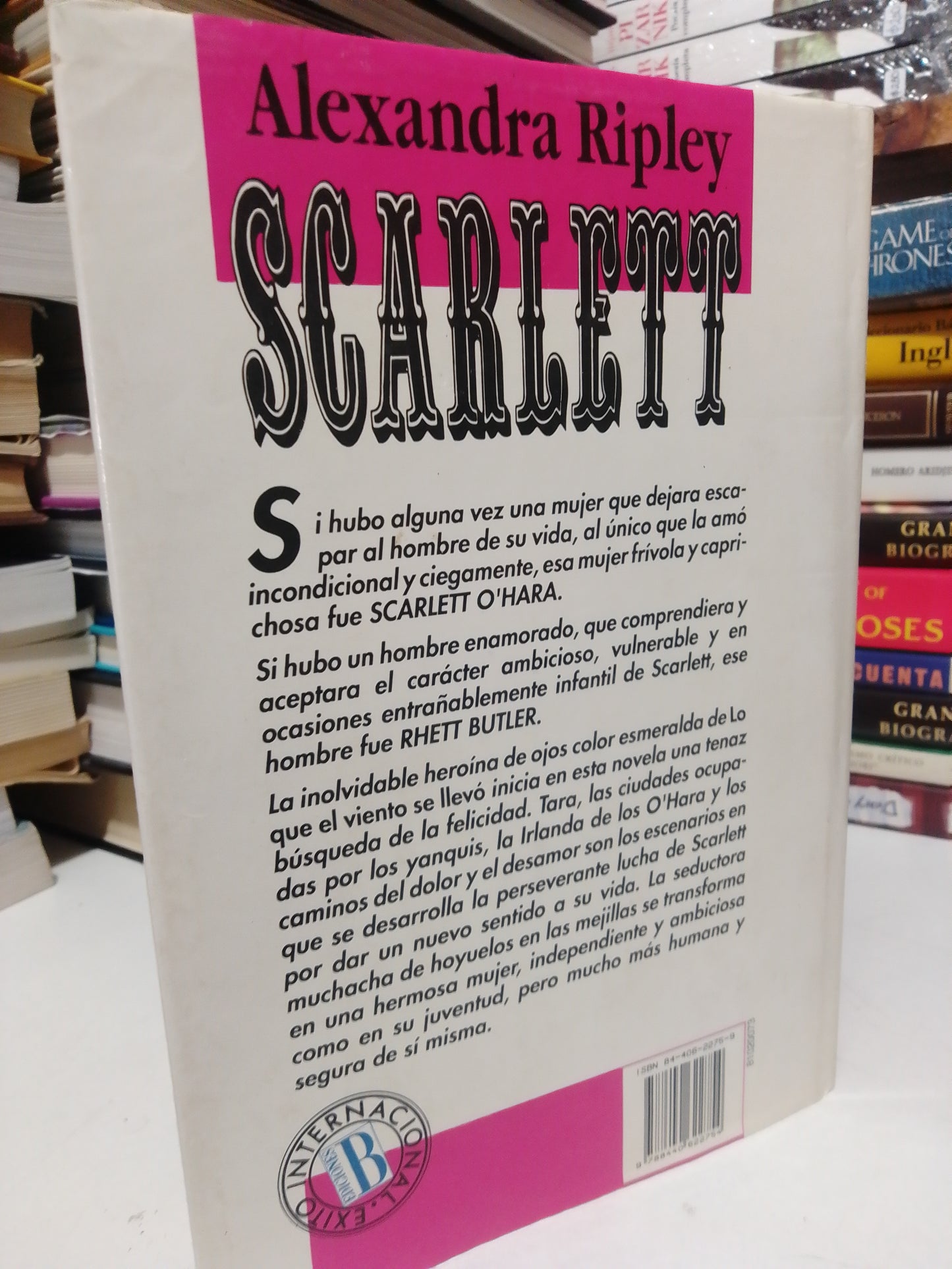 SCARLETT POR ALEXANDRA RIPLEY USADO NOVELA JUÁREZ