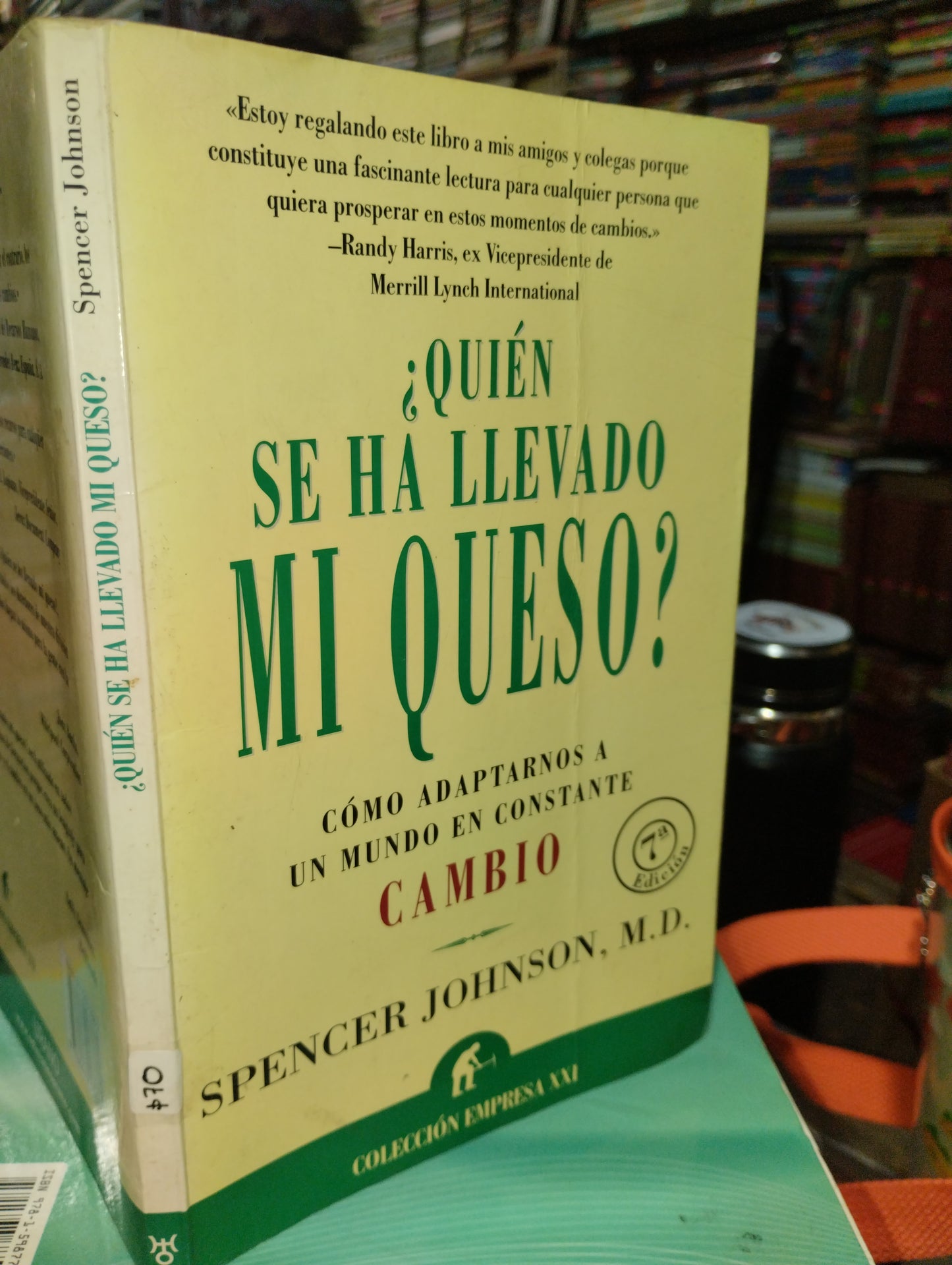 ¿QUIEN SE HA LLEVADO MI QUESO? POR SPENCER JOHNSON USADO SUPERACION PERSONAL ALDAMA