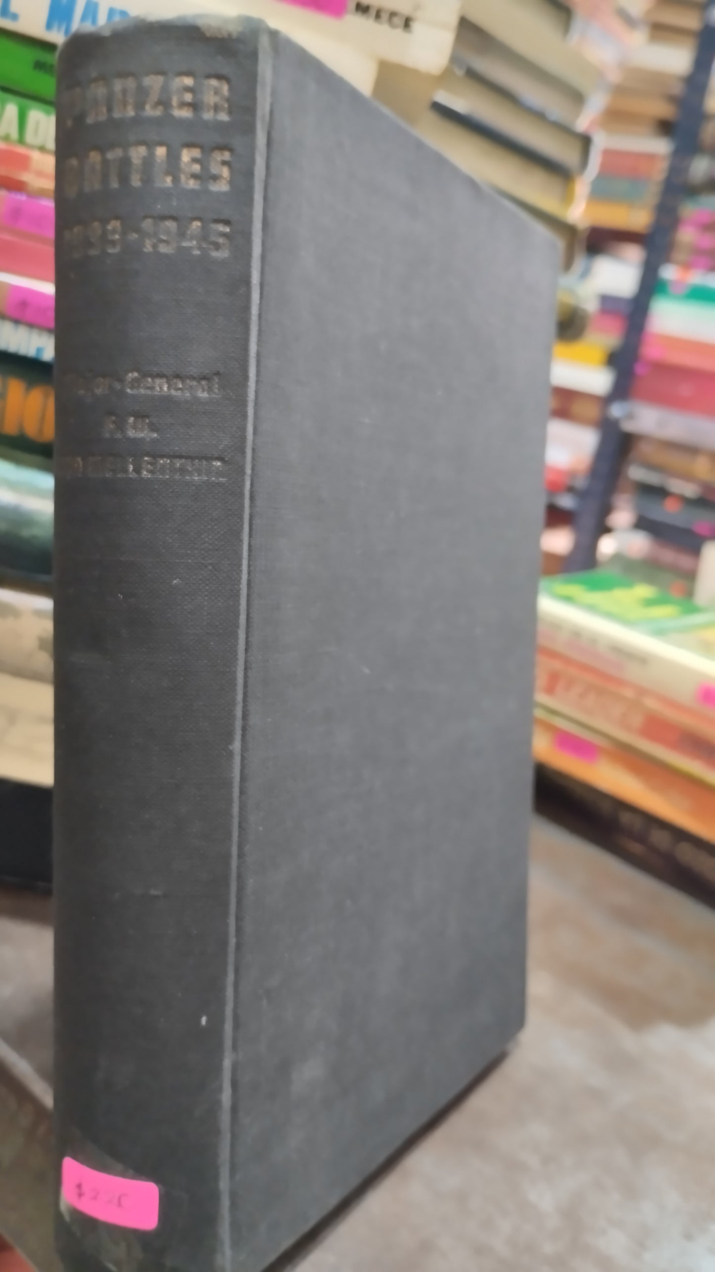 PANZER BATTLES 1939 1945 POR F W VON MELLENTHIN LIBRO USADO HISTORIA ALDAMA