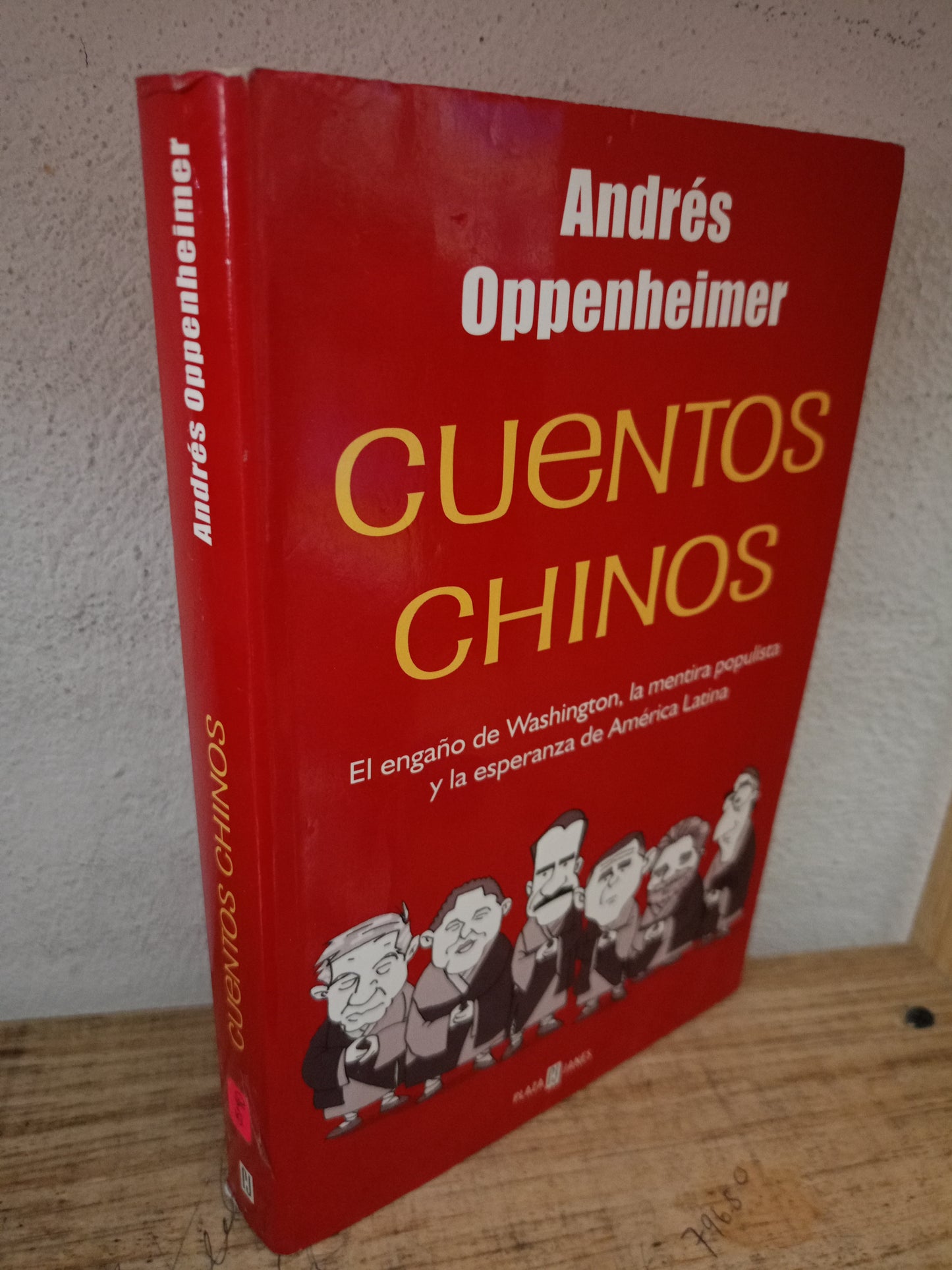 CUENTOS CHINOS POR ANDRÉS OPPENHEIMER USADO NOVELA LITERARIO 305