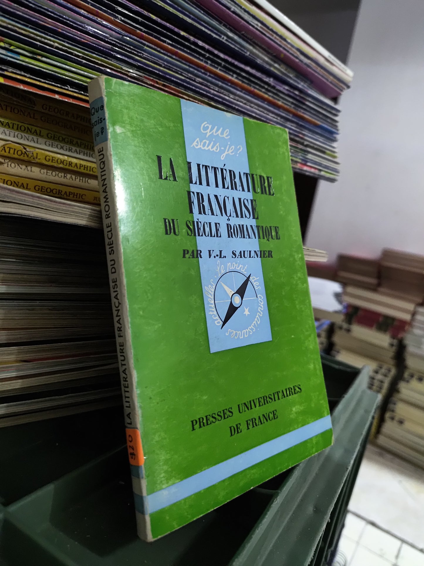 LA LITTERATURE FRANCAISE DU SIECLE ROMANTIQUE OIR V. L. SAULNIER USADO IDIOMAS JUAREZ 515
