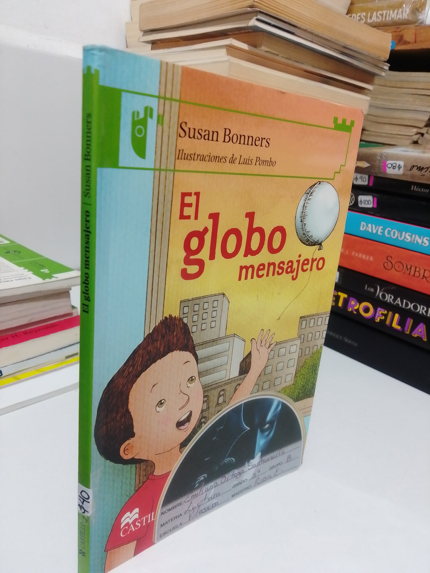 EL GLOBO MENSAJERO POR SUSANA BONNERS USADO INFANTIL JUAREZ