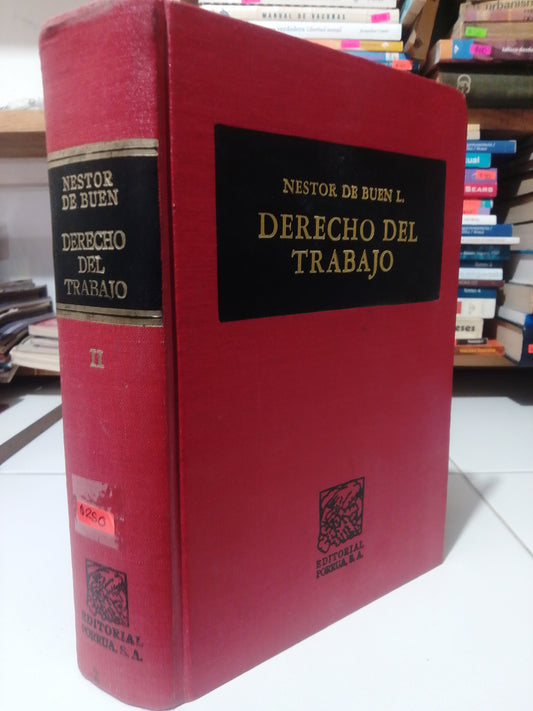 DERECHO DEL TRABAJO 2 POR NESTOR DE BUEN L. USADO DERECHO JUAREZ