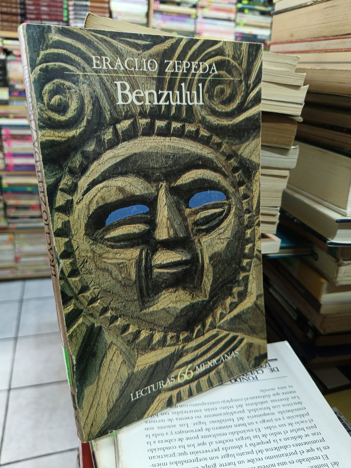 BENZULUL POR ERACLIO ZEPEDA USADO NOVELA JUAREZ 515