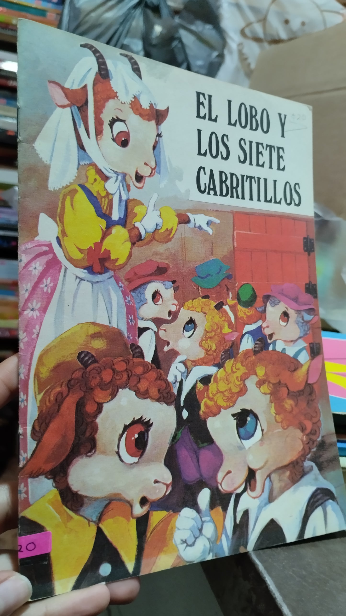 EL LOBO Y LOS SIETE CABRITILLOS POR EDITORIAL LUZARRA LIBRO USADO INFANTIL ALDAMA