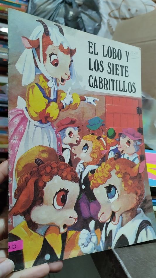 EL LOBO Y LOS SIETE CABRITILLOS POR EDITORIAL LUZARRA LIBRO USADO INFANTIL ALDAMA