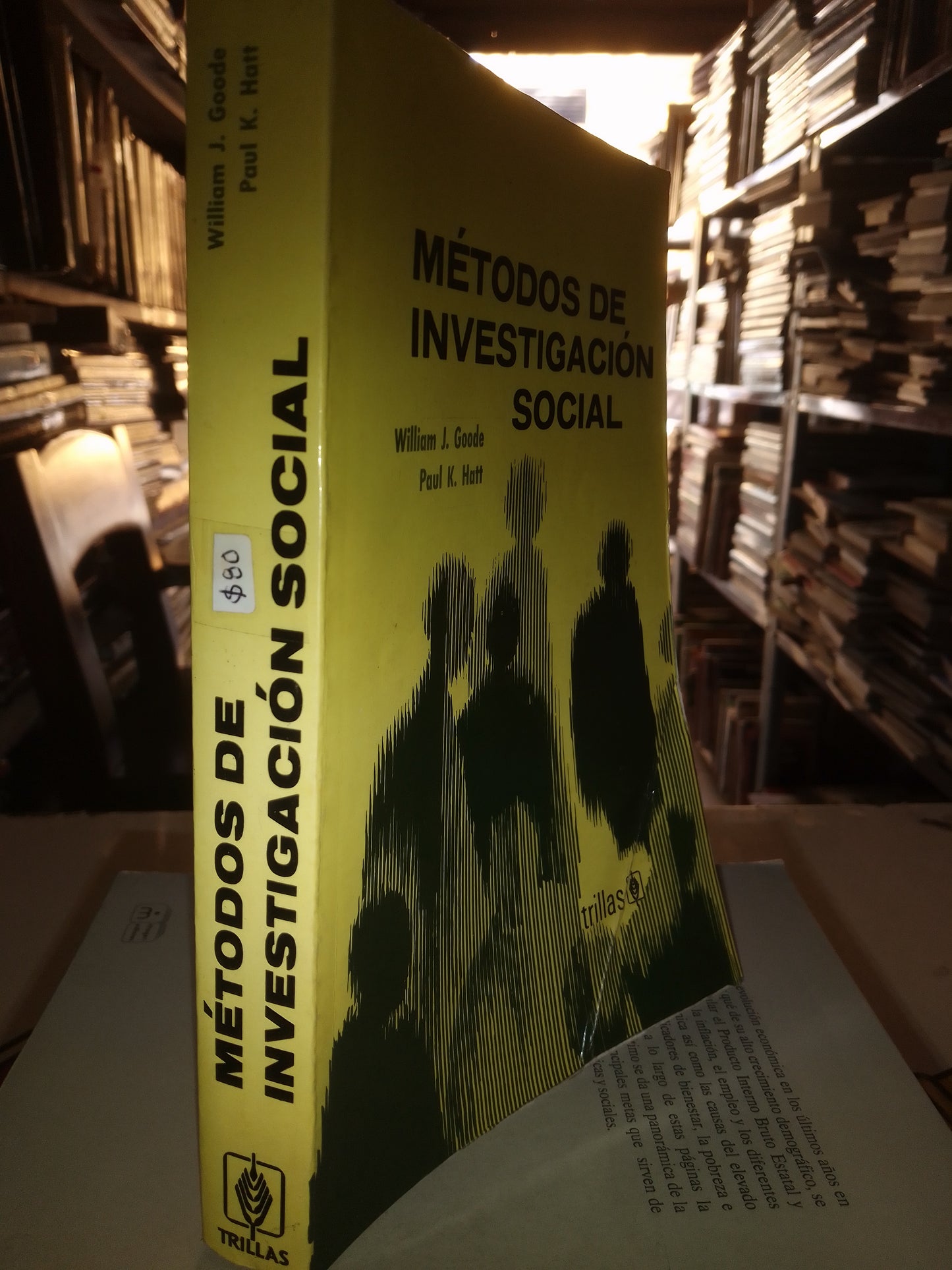 METODOS DE INVESTIGACION SOCIAL POR WILLIAM J GOODE USADO SOCIOLOGÍA LITERARIO 207
