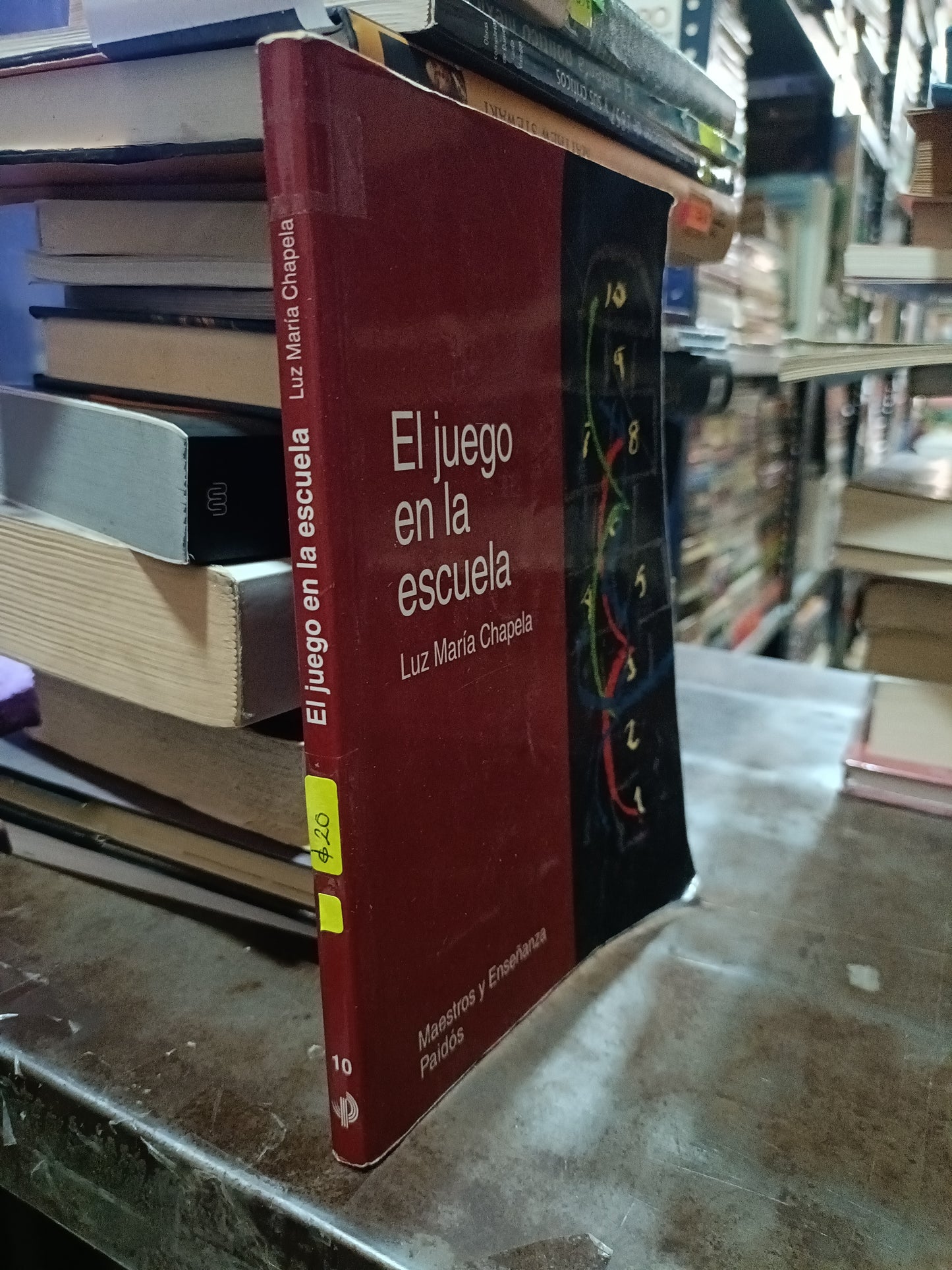 EL JUEGO DE LA ESCUELA POR LUZ MARIA CHAPELA USADO EDUCACION ALDAMA