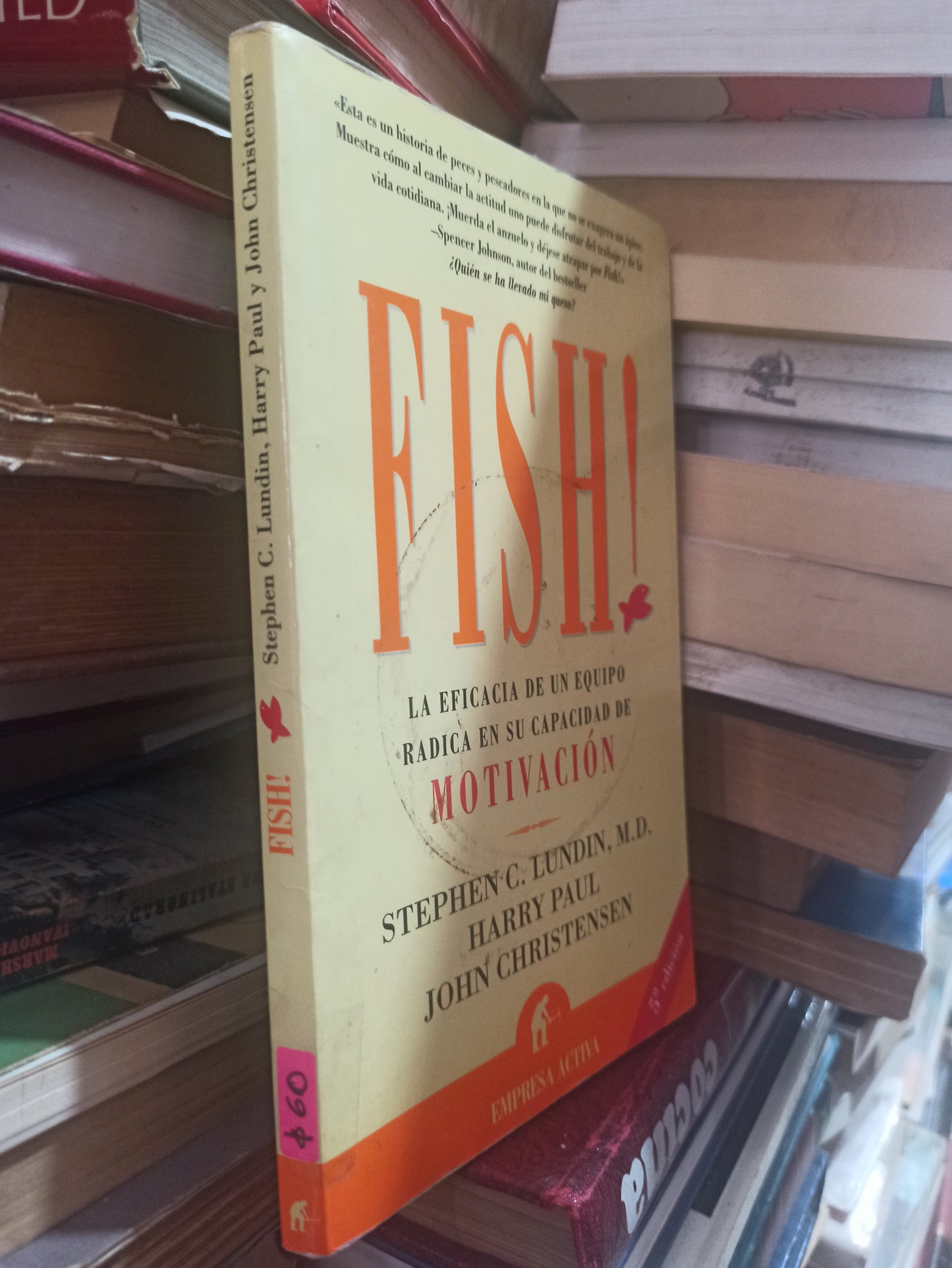 FISH! POR STEPEHEN C. LUNDIN USADO SUPERACIÓN PERSONAL ALDAMA