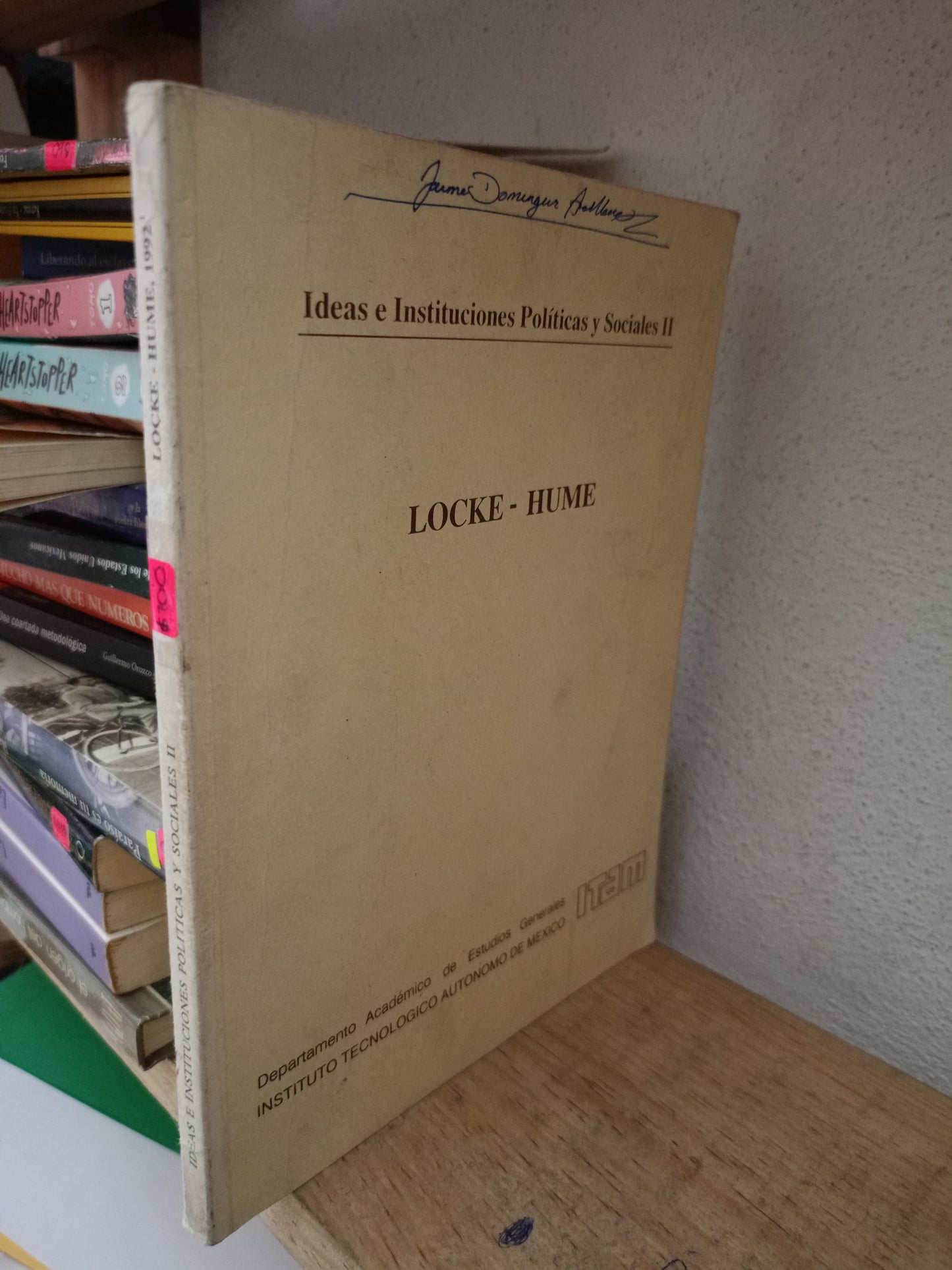 LOCKE HUME USADO FILOSOFIA LITERARIO 305