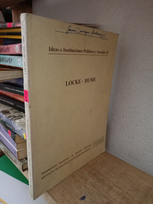 LOCKE HUME USADO FILOSOFIA LITERARIO 305
