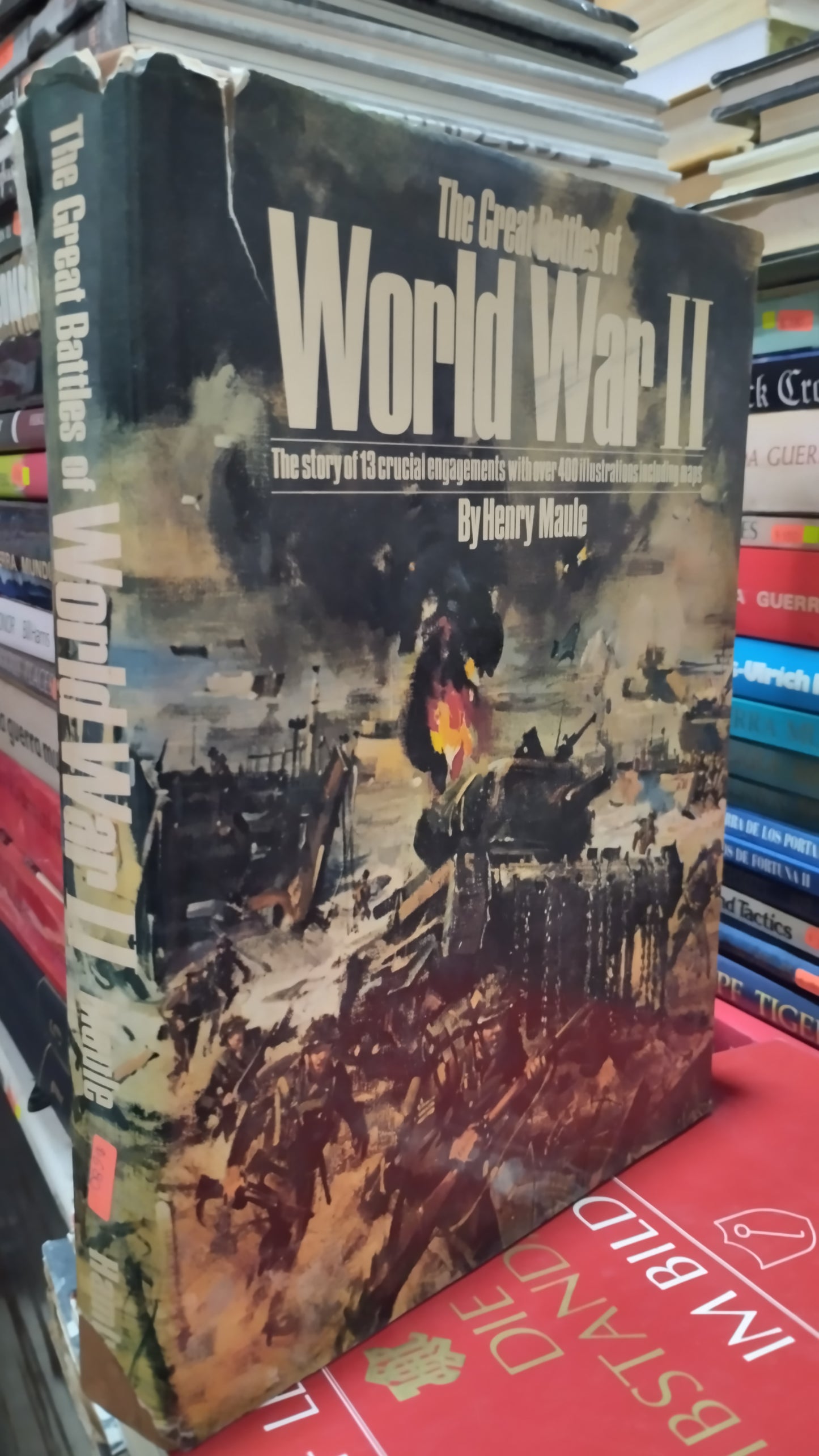 THE GREAT BATTLES OF WORLD WAR II POR HENRY MAULE LIBRO USADO HISTORIA ALDAMA