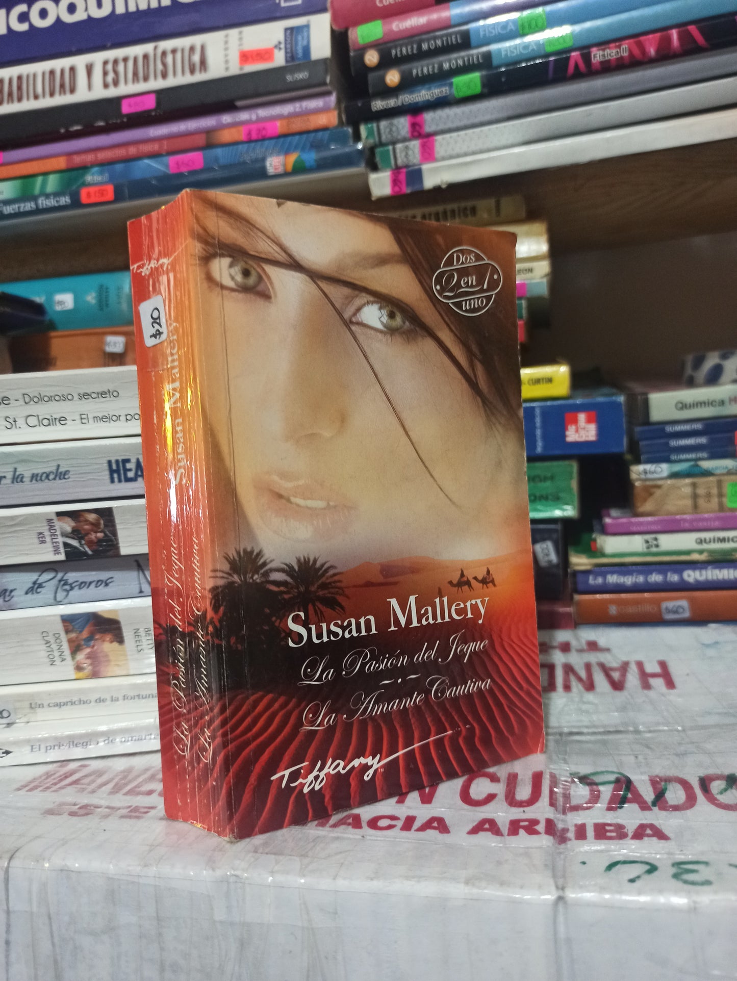 LA PASIÓN DEL JEQUE/LA AMANTE CAUTIVA POR SUSAN MALLERY USADO NOVELAS JUÁREZ