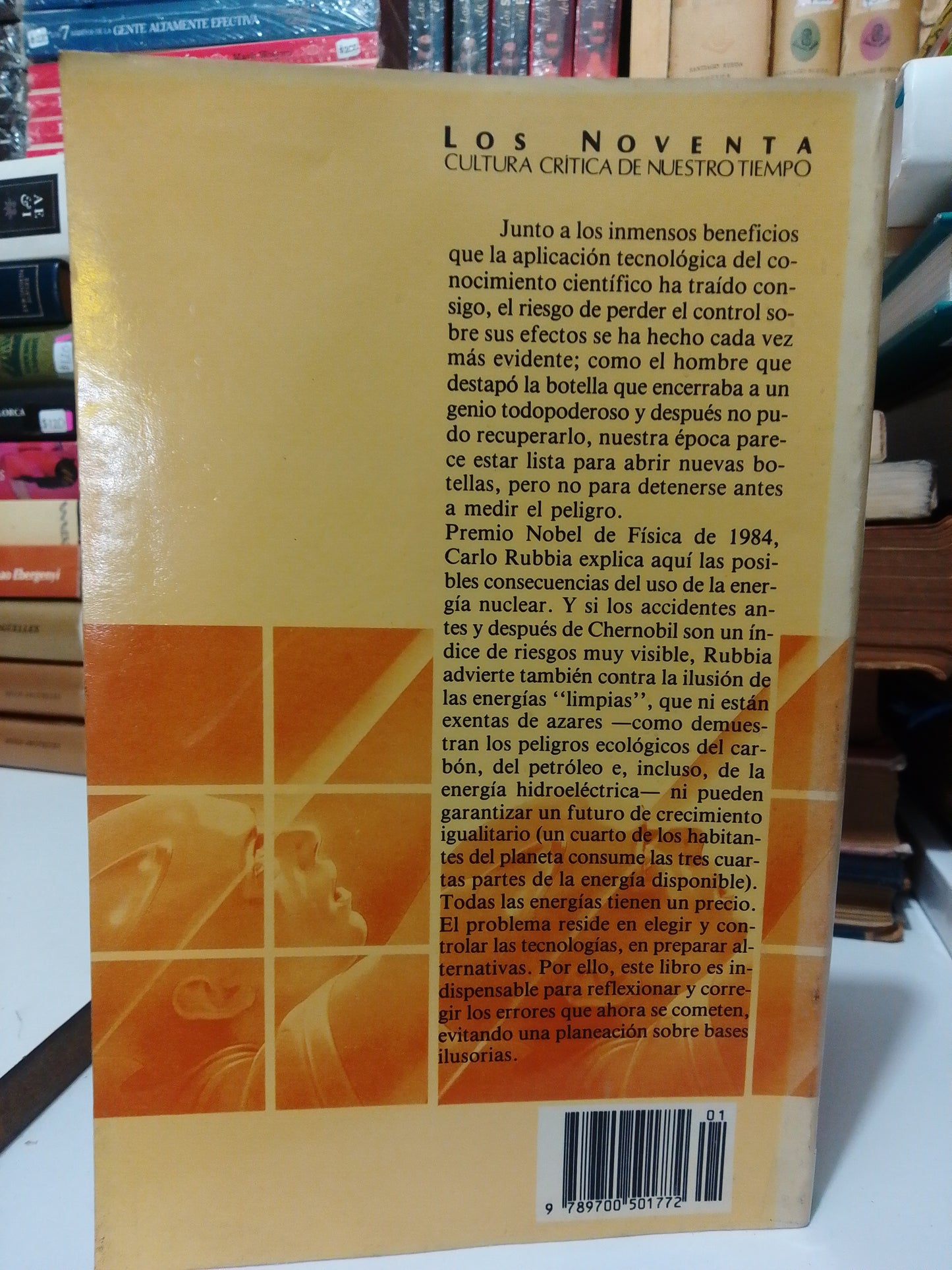 EL DILEMA NUCLEAR POR CARLO RUBBIA USADO NOVELA JUAREZ
