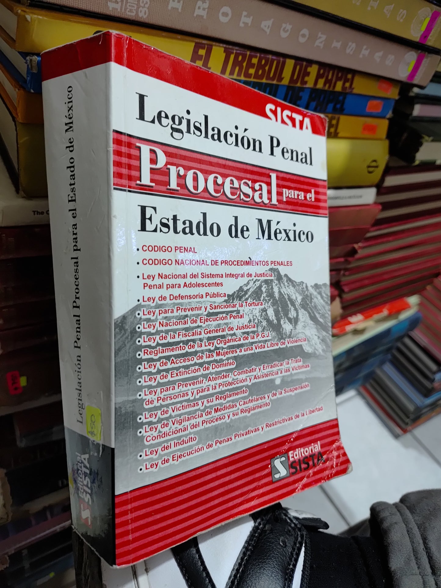 LEGISLACION PENAL PROCESAL PARA EL ESTADO DE MEXICO POR EDITORIAL SISTA USADO DERECHO JUAREZ 507