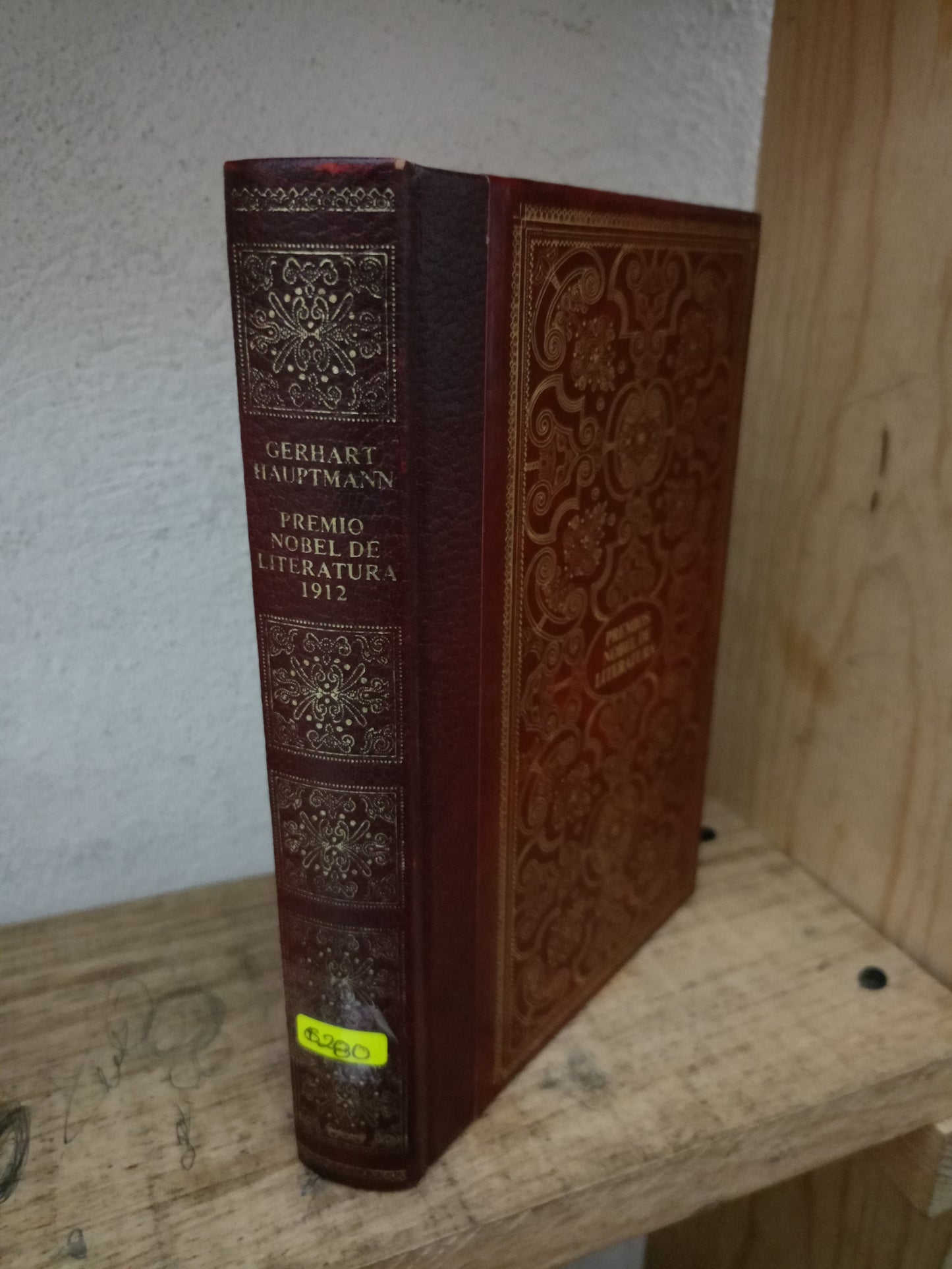 PREMIO NOBEL DE LITERATURA 1912 GERHART HAUPTMANN USADO NOVELA LITERARIO 305