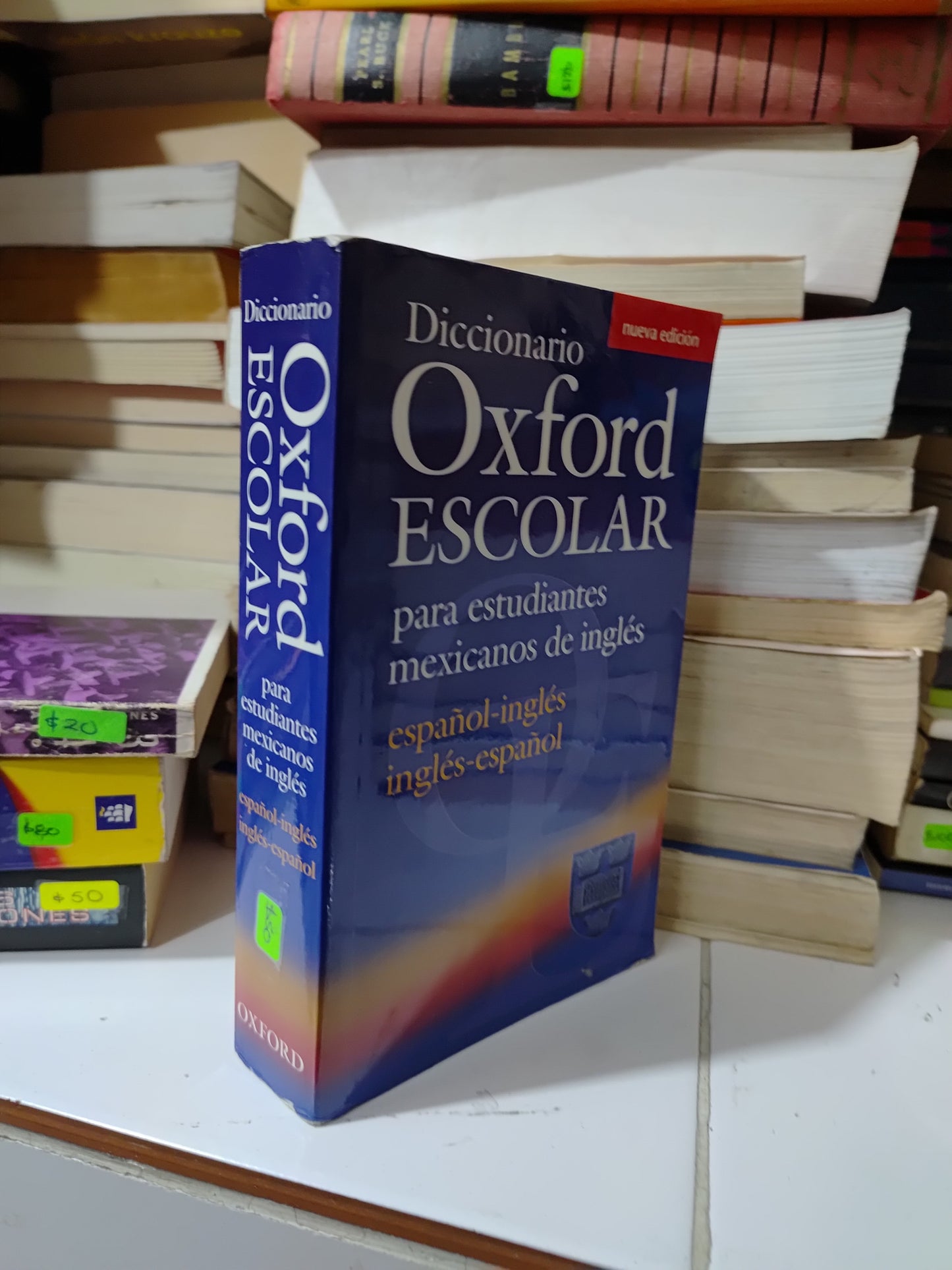 DICCIONARIO OXFORD ESCOLAR ESPAÑOL INGLES USADO IDIOMAS JUAREZ 507
