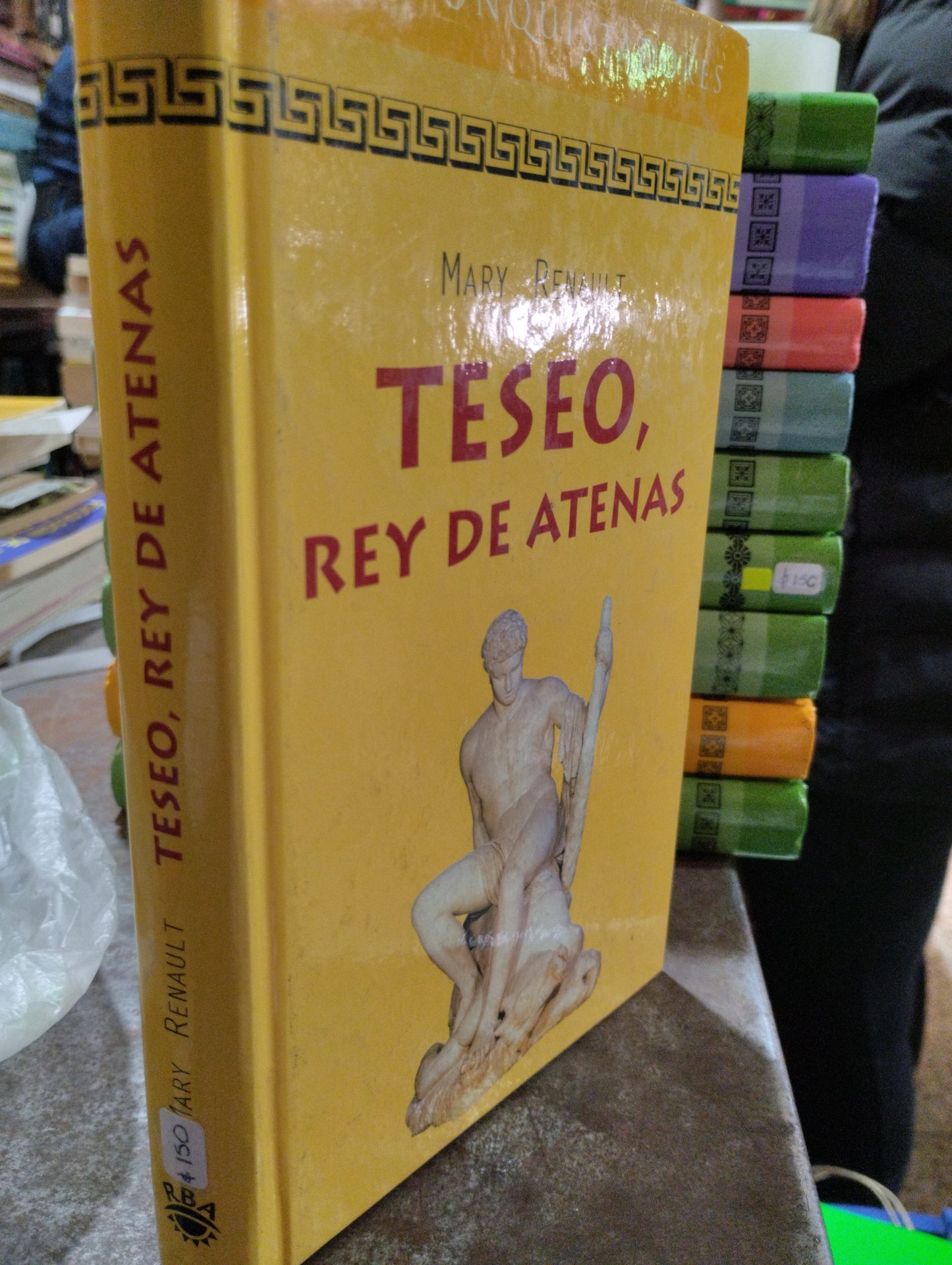 TESEO REY DE ATENAS POR MARY RENAULT USADO NOVELAS ALDAMA
