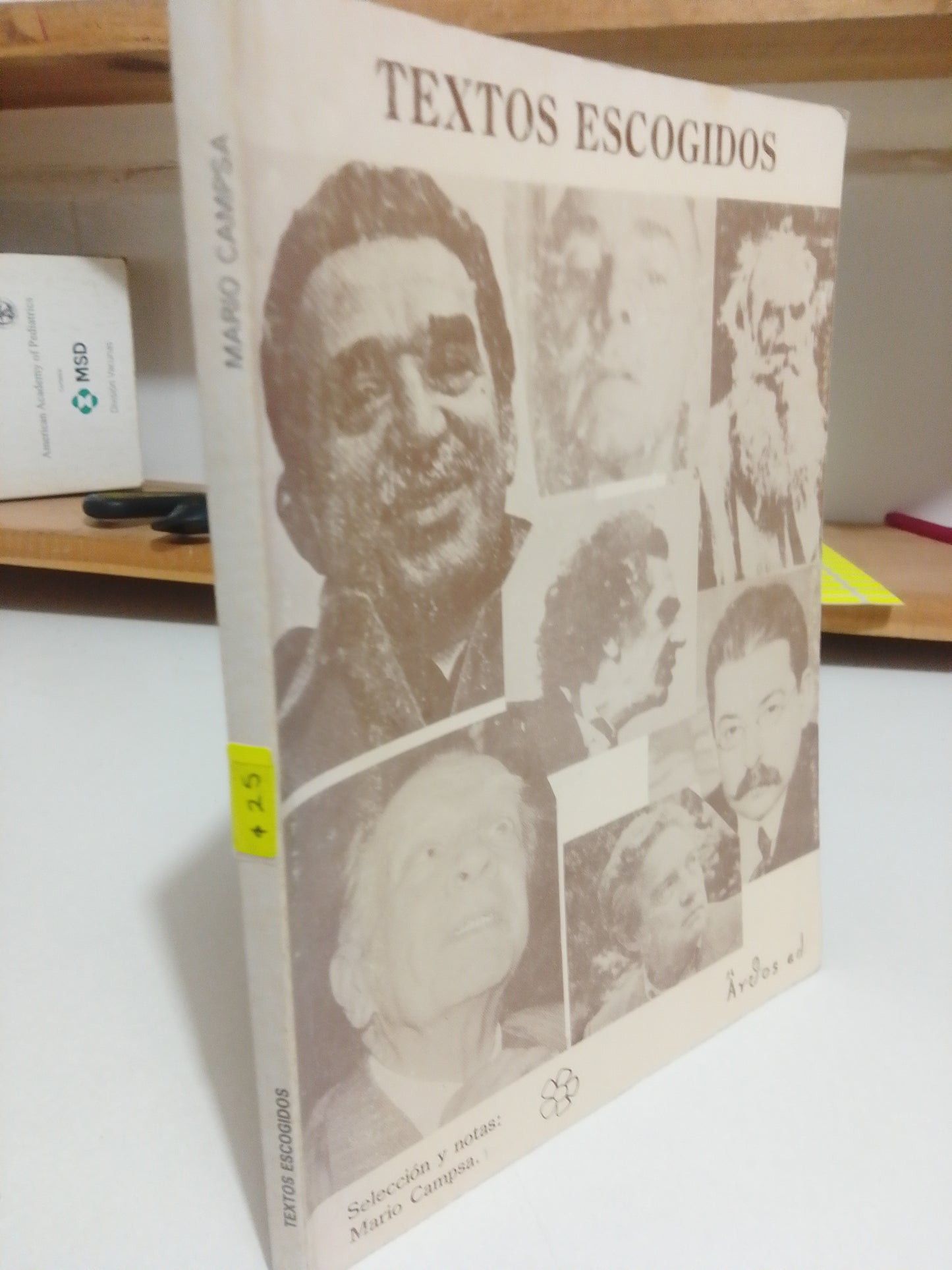 TEXTOS ESCOGIDOS POR MARIO CAMPSA USADO NOVELA JUÁREZ