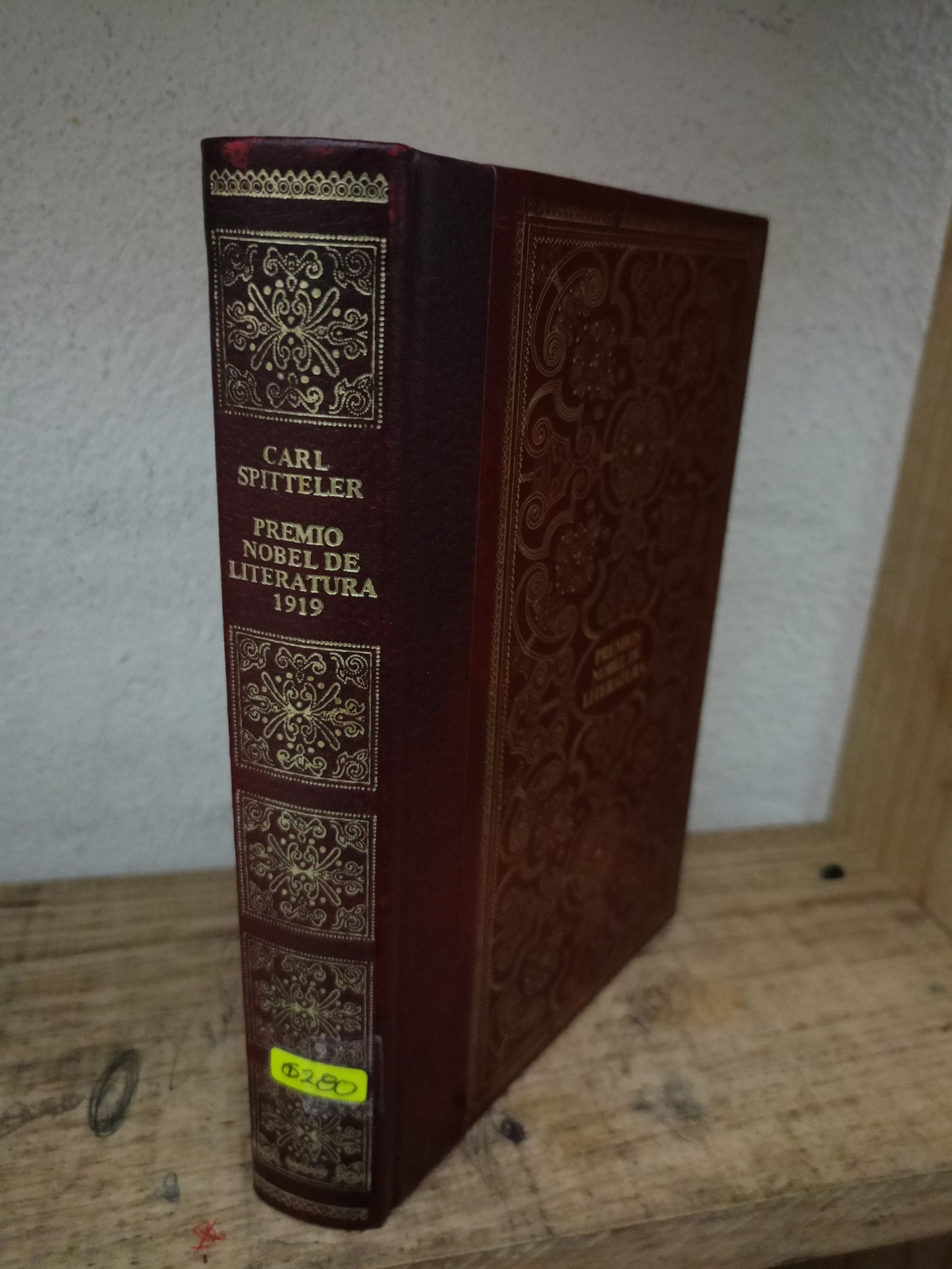 PREMIO NOBEL DE LITERATURA 1919 CARL SPITTELER USADO NOVELA LITERARIO 305