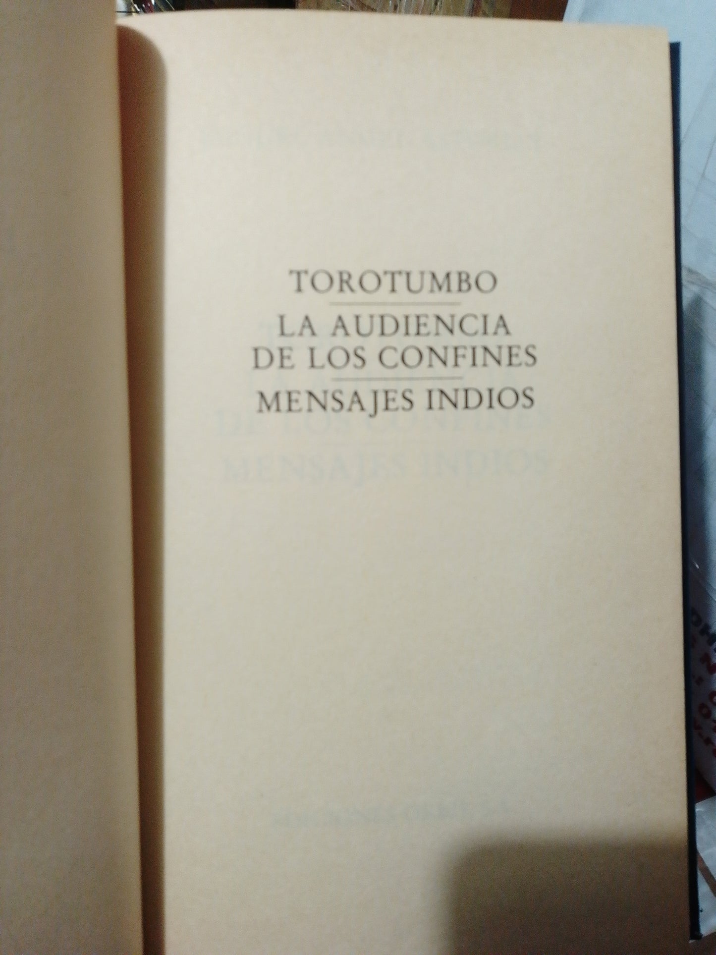 TOROTUMBO Y OTRAS OBRAS POR MIGUEL ÁNGEL ASTURIAS # 19 USADO NOVELA JUÁREZ