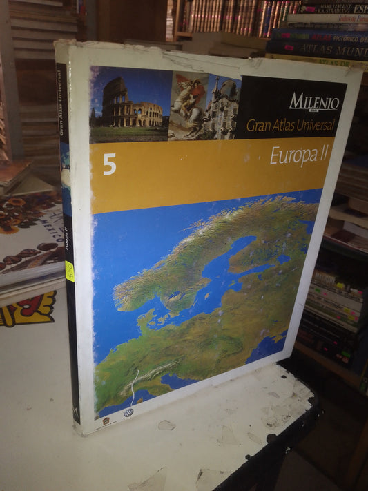 GRAN ATLAS UNIVERSAL: EUROPA II USADO TURISMO INTERNACIONAL LITERARIO 207