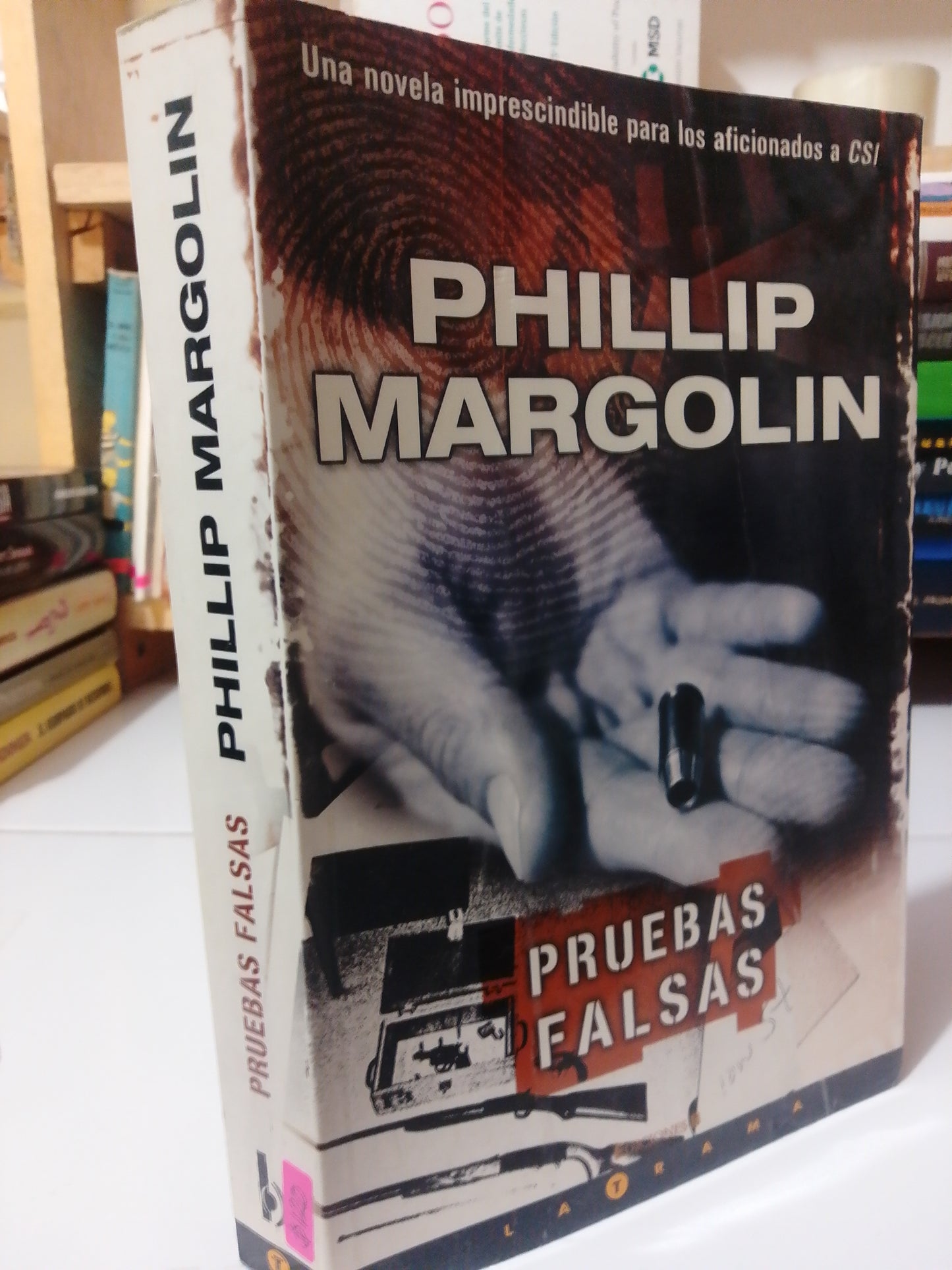 PRUEBAS FALSAS POR PHILLIP MARGOLIN USADO NOVELA ALDAMA