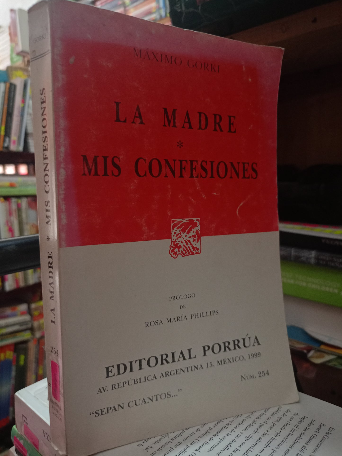 LA MADRE MIS CONFESIONES POR MAXIMO GORKI USADO NOVELA LITERARIO 305