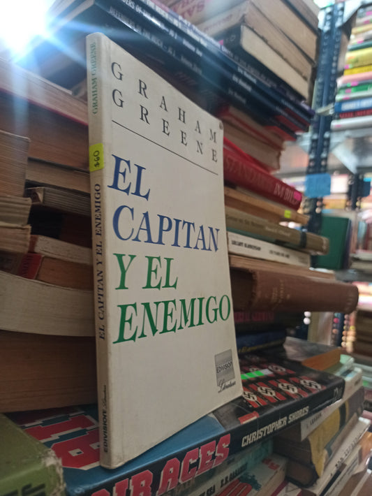 EL CAPITÁN Y EL ENEMIGO POR GRAHAN GREENE USADO NOVELAS ALDMA