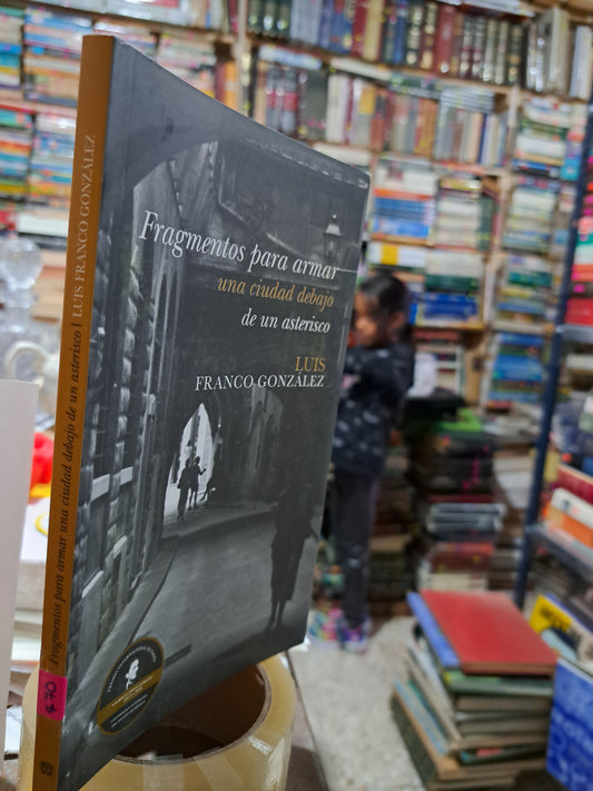 FRAGMENTOS PARA ARMAR UNA CIUDAD DEBAJO DE UN ASTERISCO LUIS FRANCO GONZÁLEZ USADO POESÍA ALDAMA