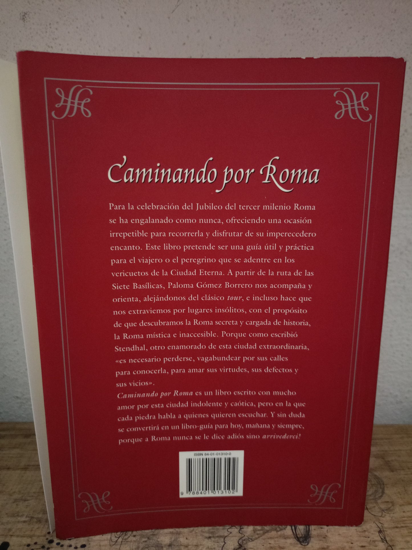 CAMINANDO POR ROMA POR PALOMA GÓMEZ BORREGO USADO NOVELA LITERARIO 305