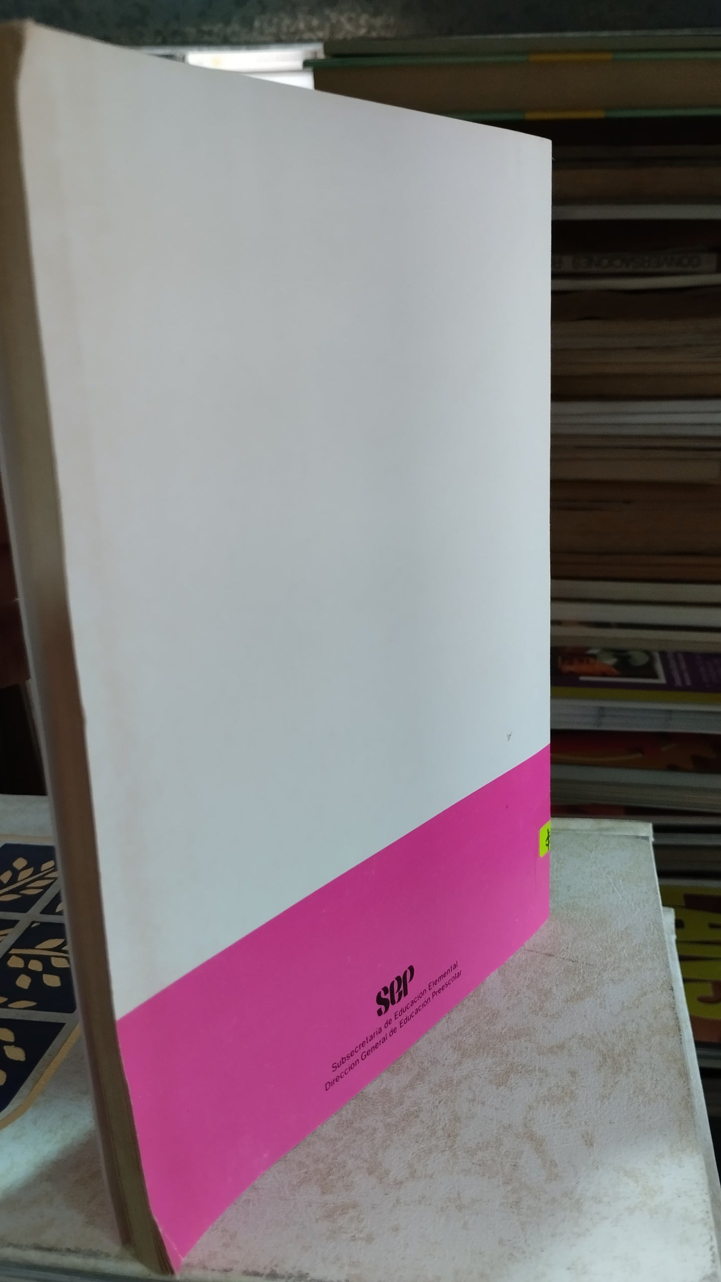 PROGRAMA DE EDUCACION PREESCOLAR 1988 POR LA SEP LIBRO USADO EDUCACIÓN ALDAMA